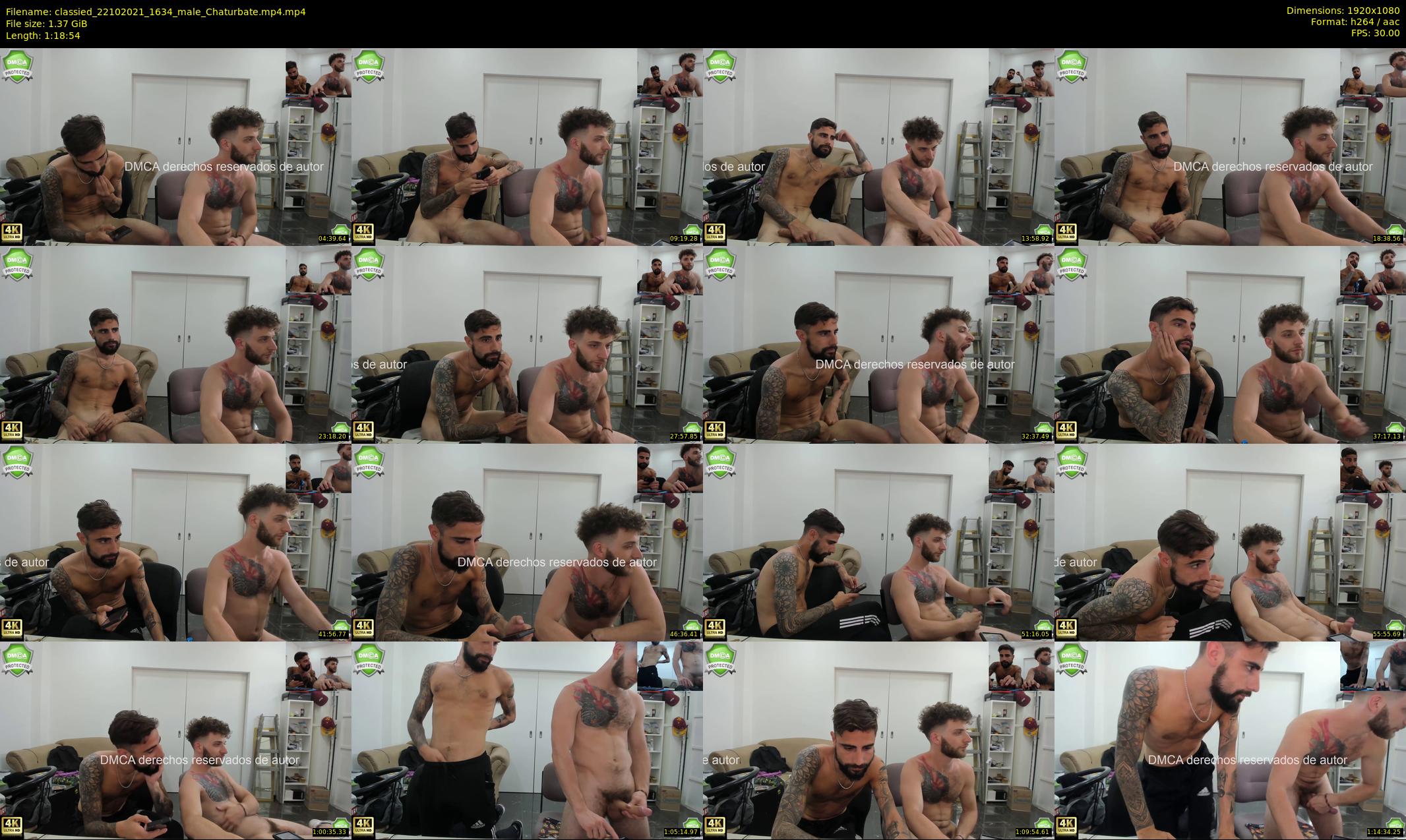 classied — 79 minute Chaturbate male cam show recording, 1080p, Oct 22, 2021