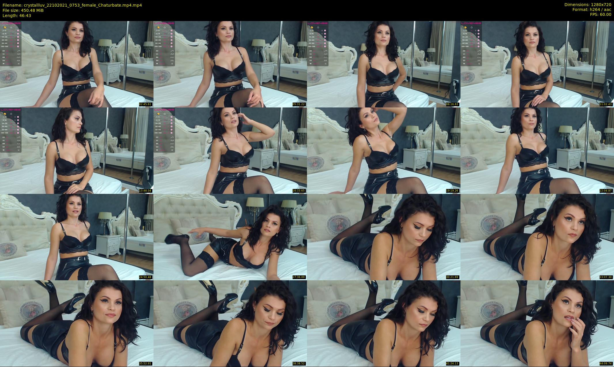crystallluv — 47 minute Chaturbate female cam show recording, 720p, Oct 22, 2021