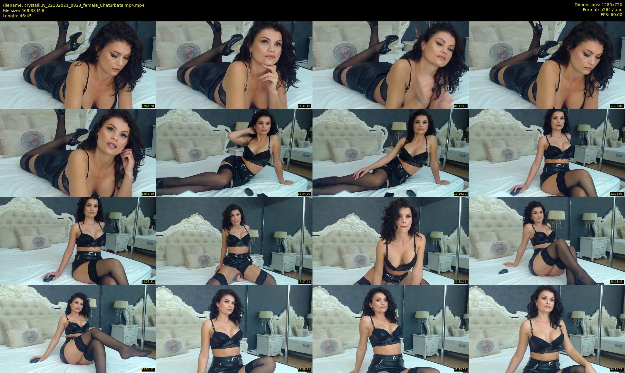 crystallluv — 47 minute Chaturbate female cam show recording, 720p, Oct 22, 2021