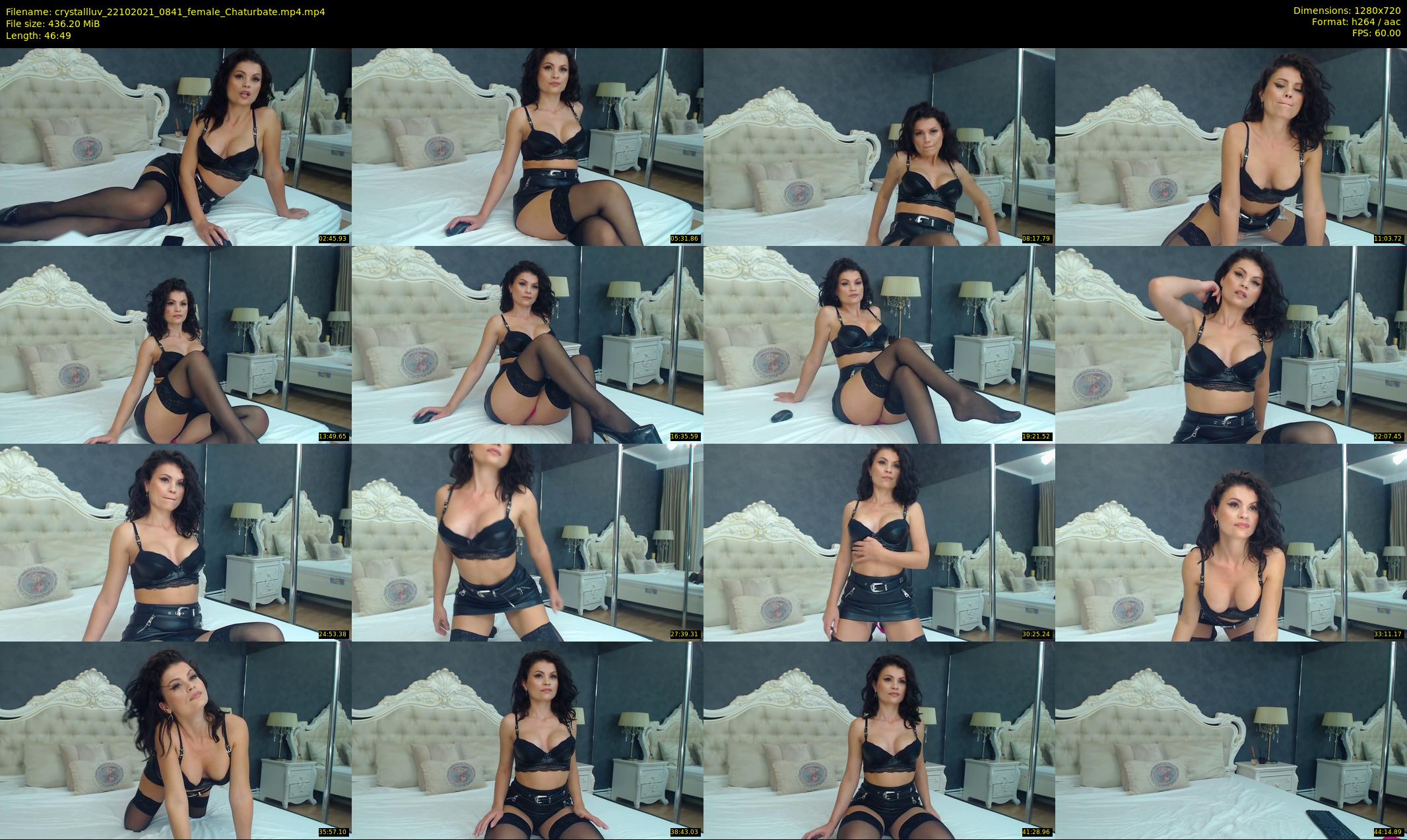 crystallluv — 47 minute Chaturbate female cam show recording, 720p, Oct 22, 2021