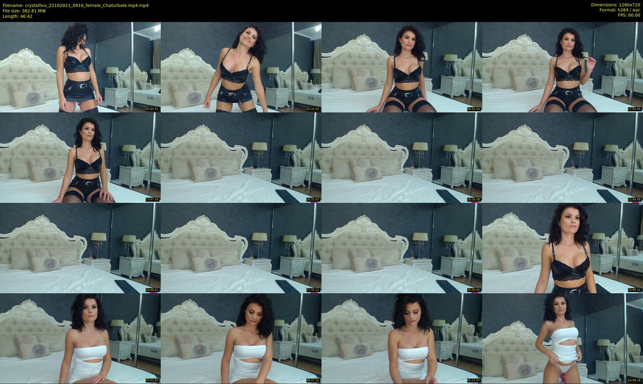 crystallluv — 47 minute Chaturbate female cam show recording, 720p, Oct 22, 2021