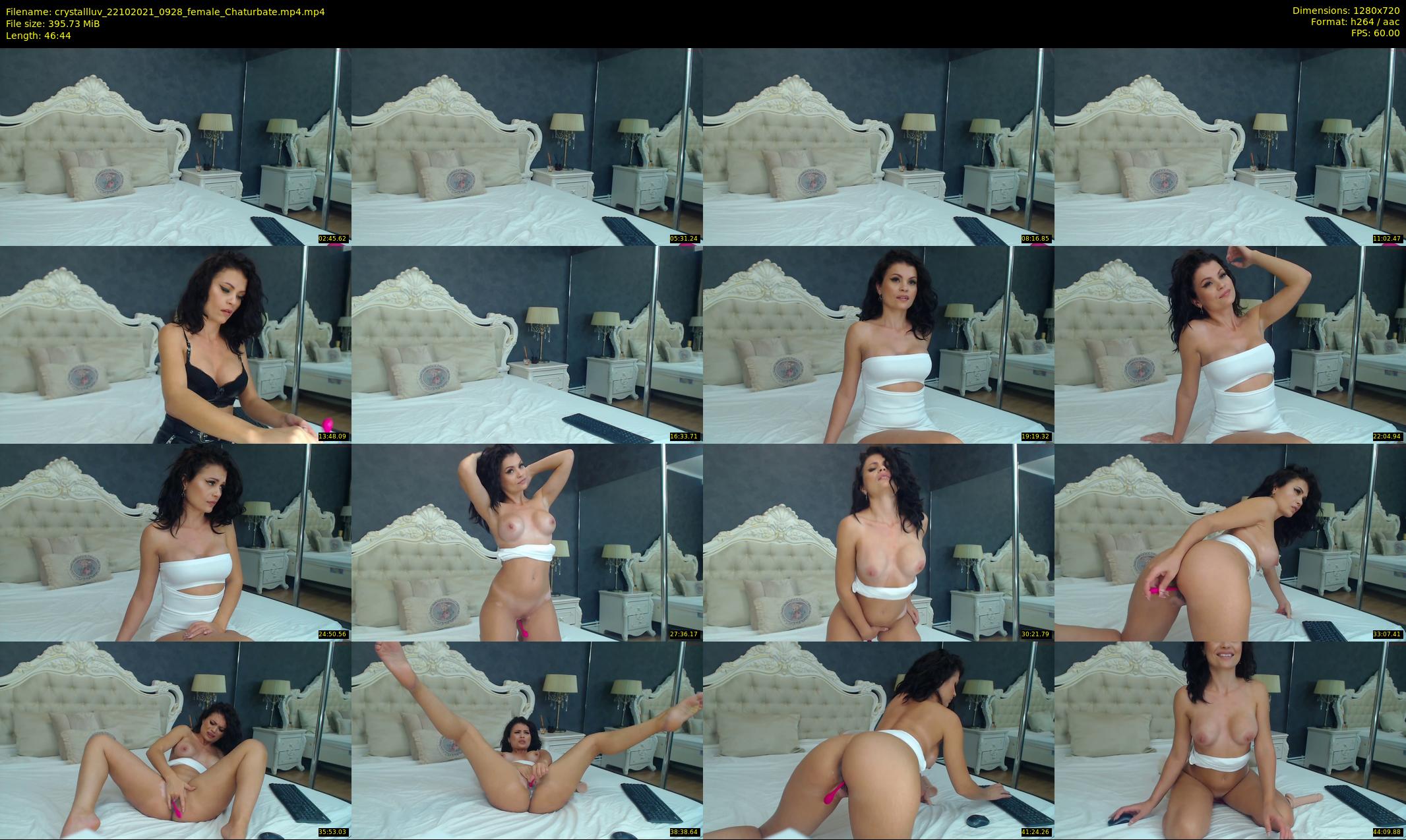 crystallluv — 47 minute Chaturbate female cam show recording, 720p, Oct 22, 2021
