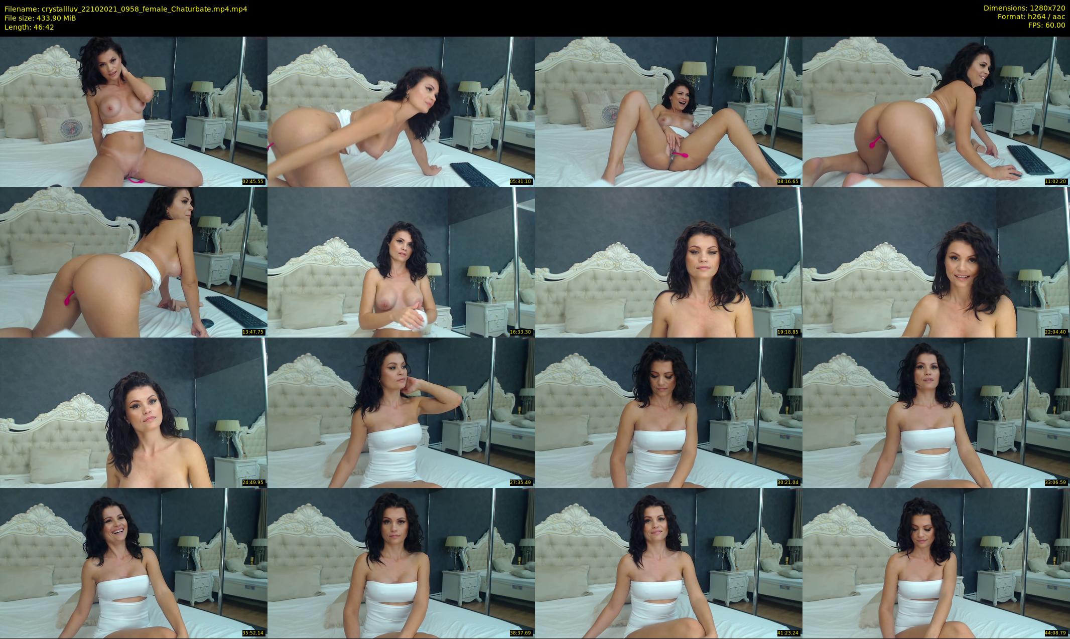 crystallluv — 47 minute Chaturbate female cam show recording, 720p, Oct 22, 2021