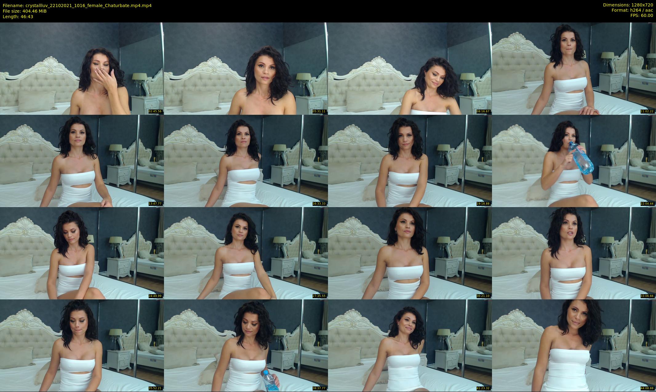 crystallluv — 47 minute Chaturbate female cam show recording, 720p, Oct 22, 2021