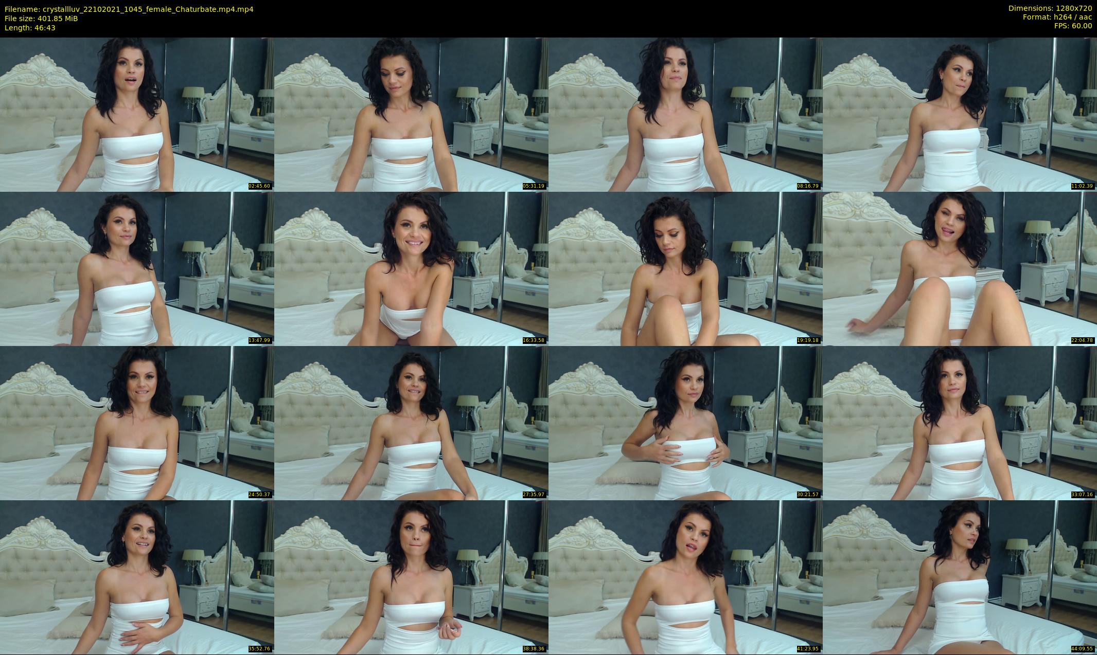 crystallluv — 47 minute Chaturbate female cam show recording, 720p, Oct 22, 2021
