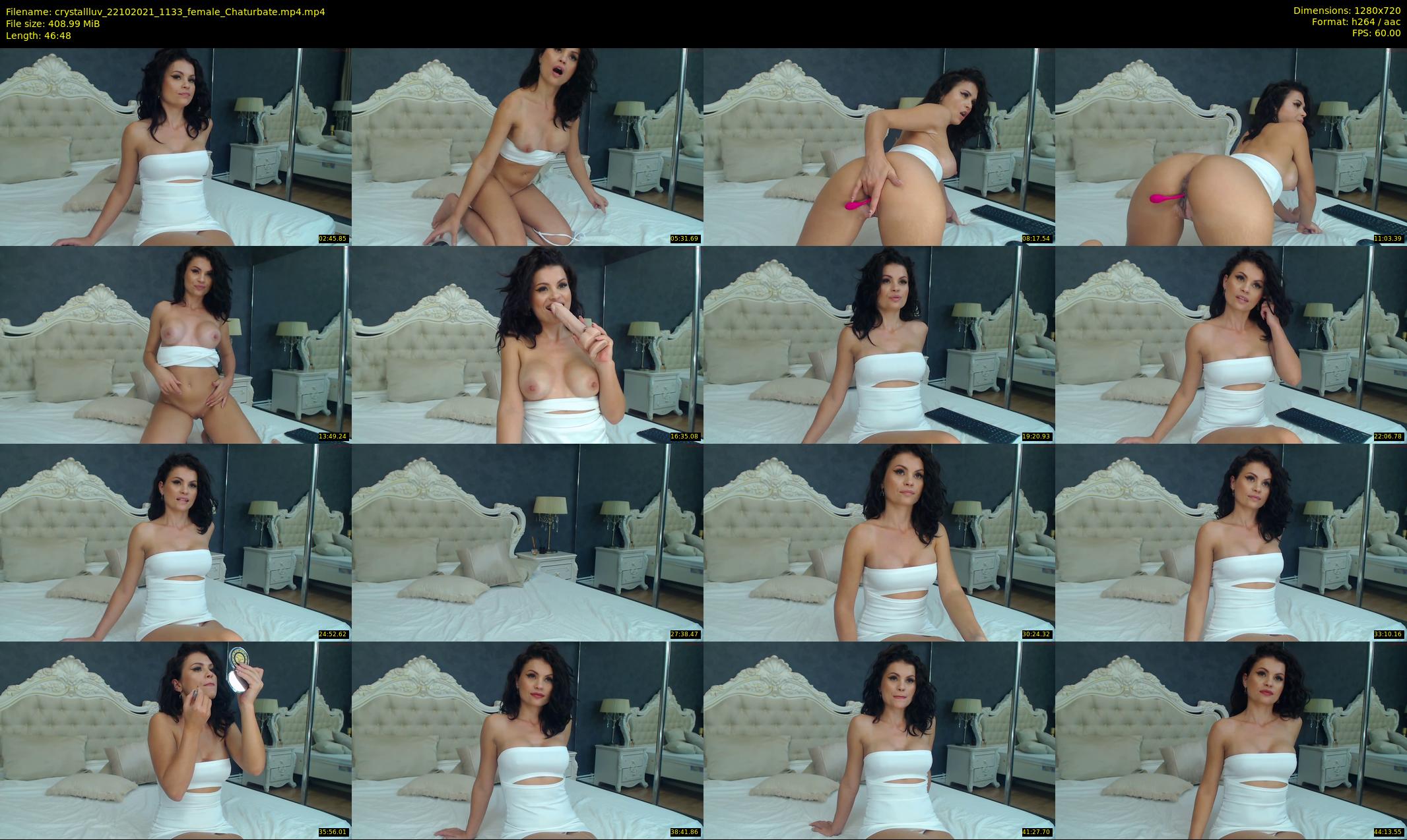 crystallluv — 47 minute Chaturbate female cam show recording, 720p, Oct 22, 2021