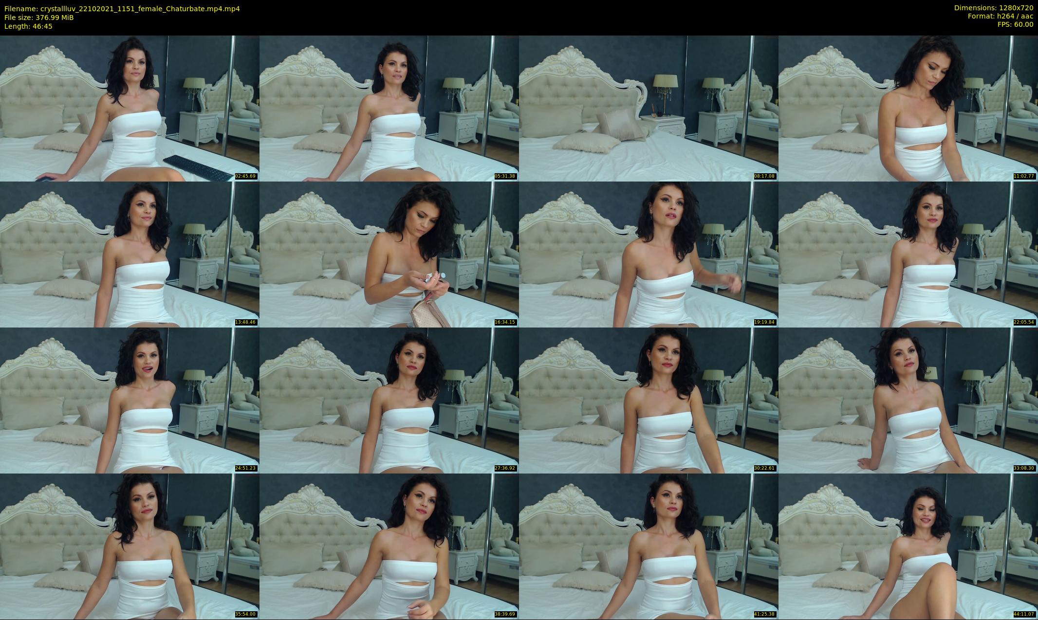 crystallluv — 47 minute Chaturbate female cam show recording, 720p, Oct 22, 2021