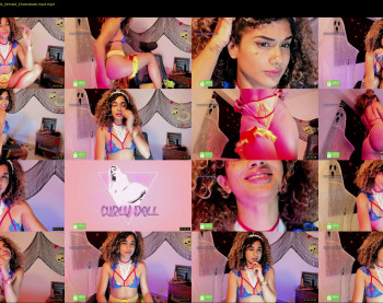 curlydoll1 — 70 minute Chaturbate female cam show recording, 720p, Oct 23, 2021