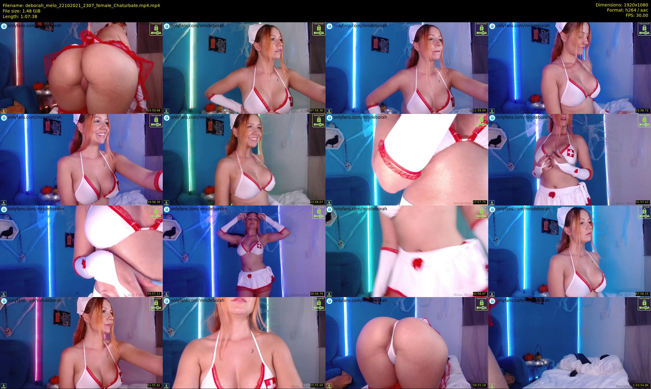 deborah_melo — 68 minute Chaturbate female cam show recording, 1080p, Oct 22, 2021