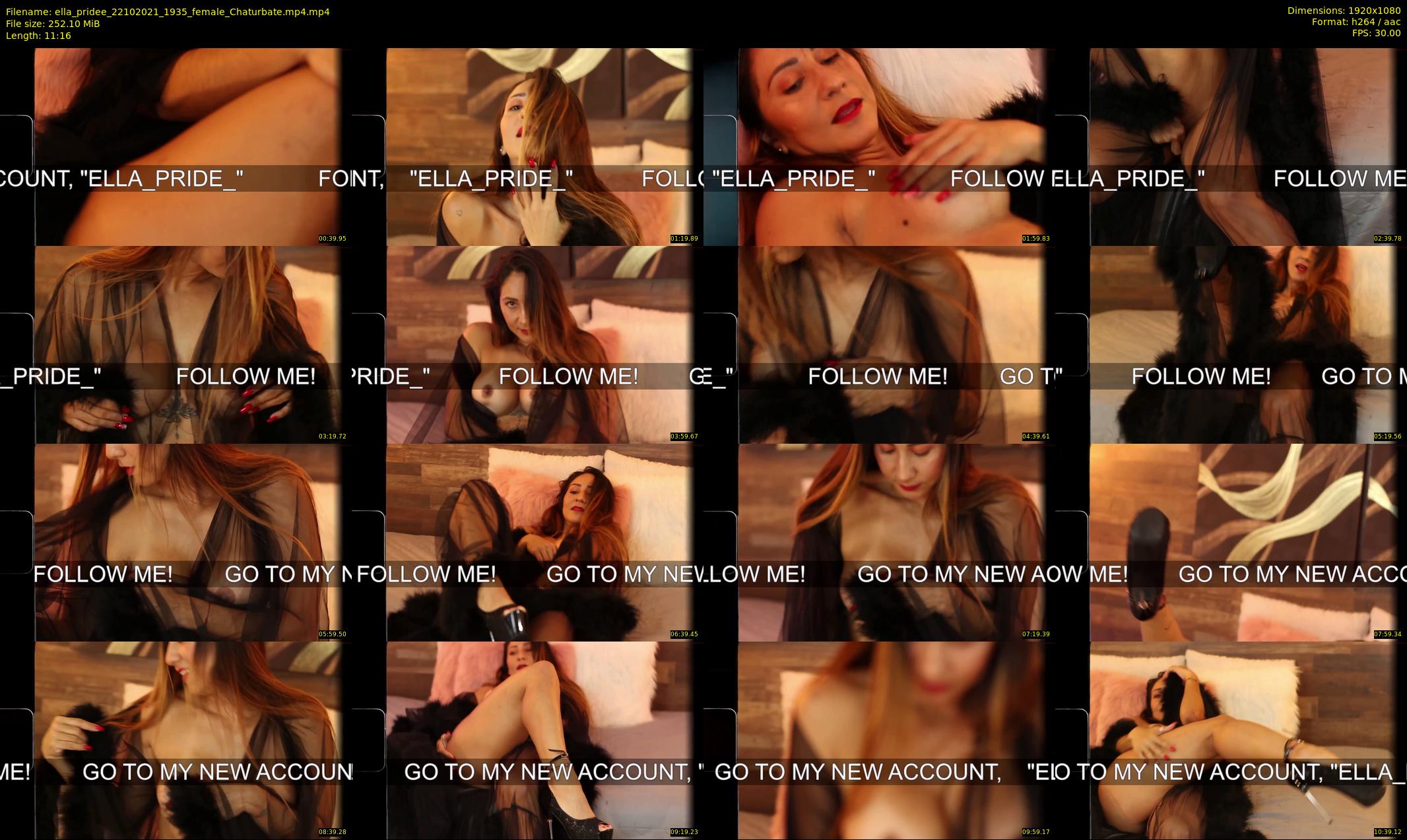 ella_pridee — 12 minute Chaturbate female cam show recording, 1080p, Oct 22, 2021