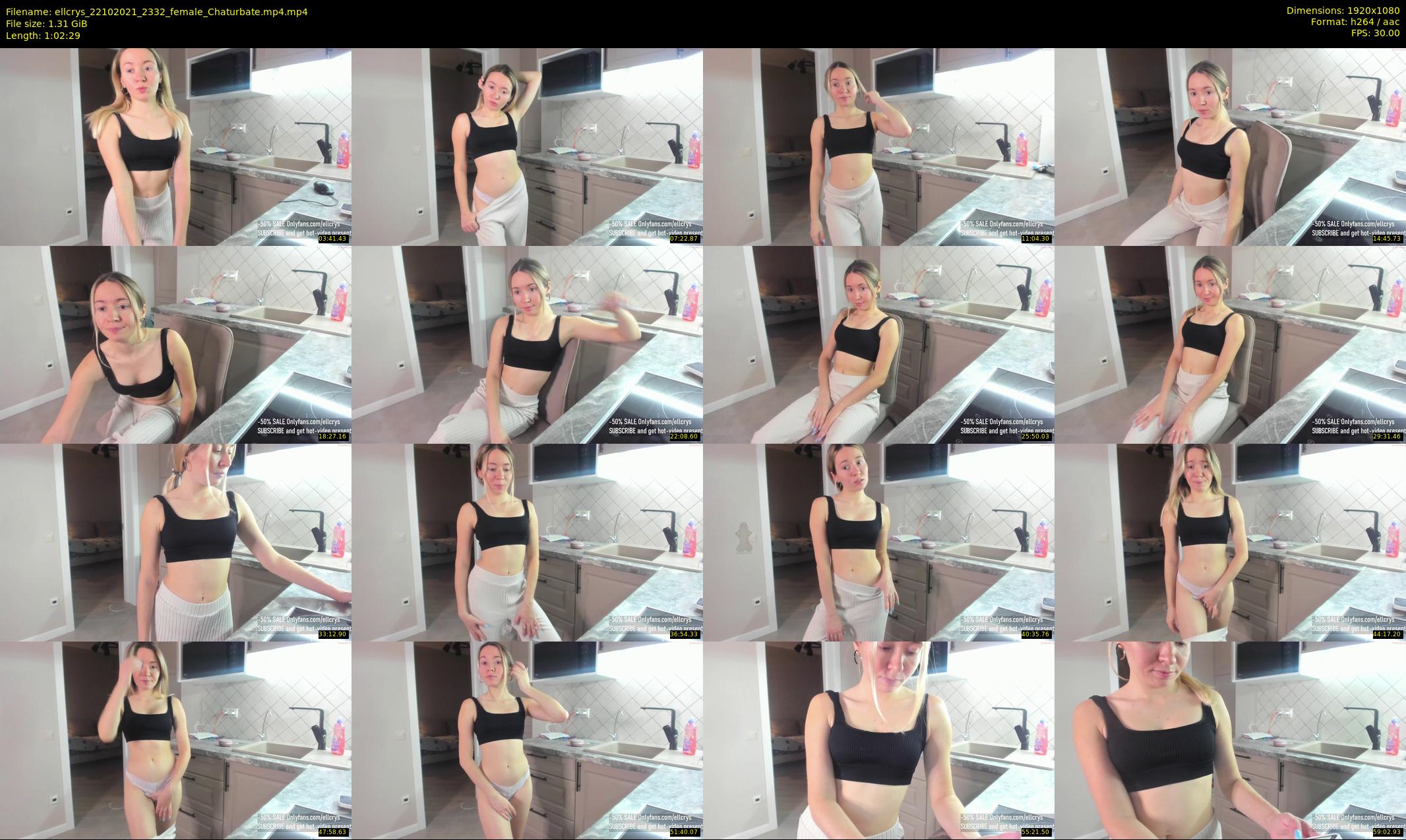 ellcrys — 63 minute Chaturbate couple cam show recording, 1080p, Oct 22, 2021