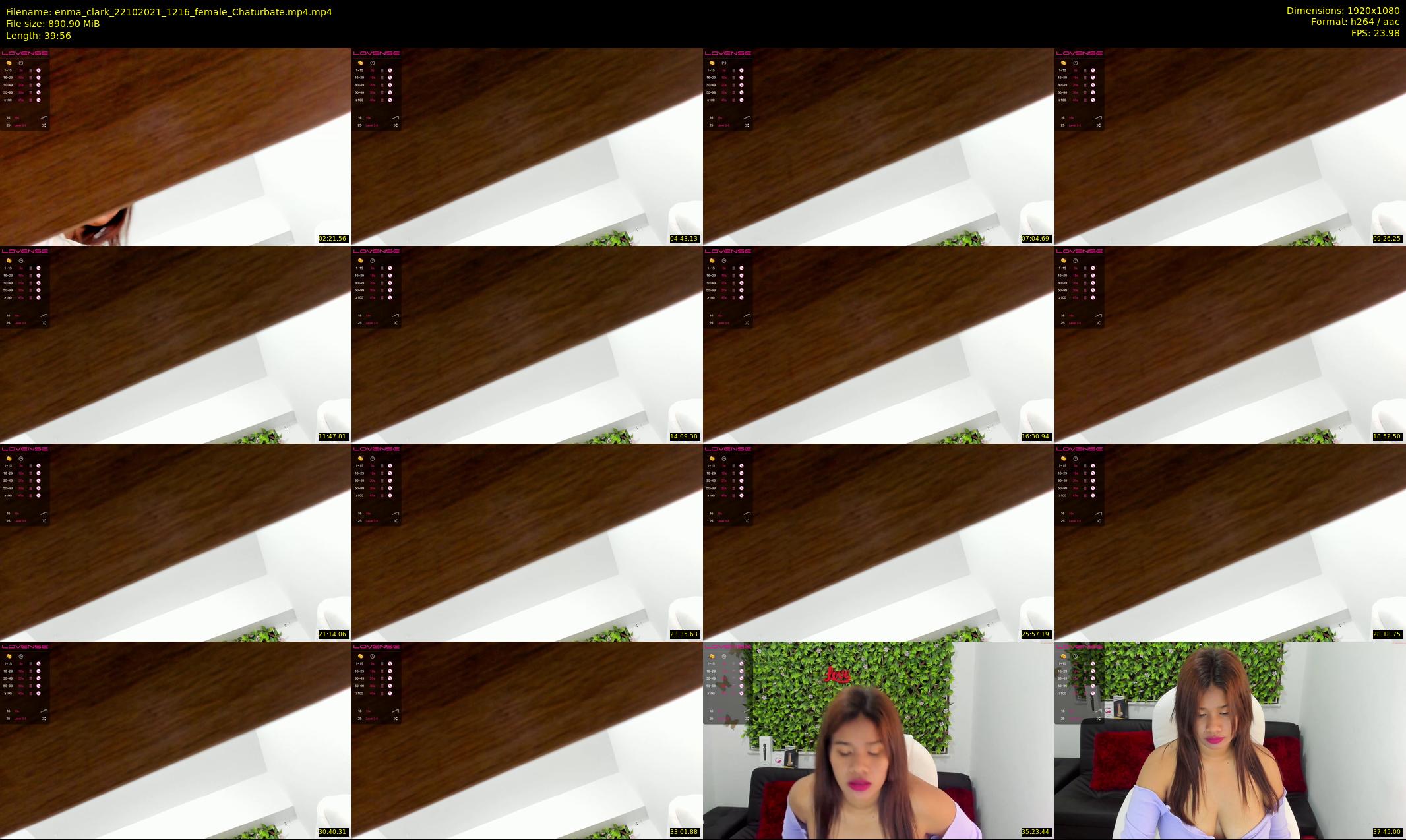 enma_clark — 40 minute Chaturbate female cam show recording, 1080p, Oct 22, 2021