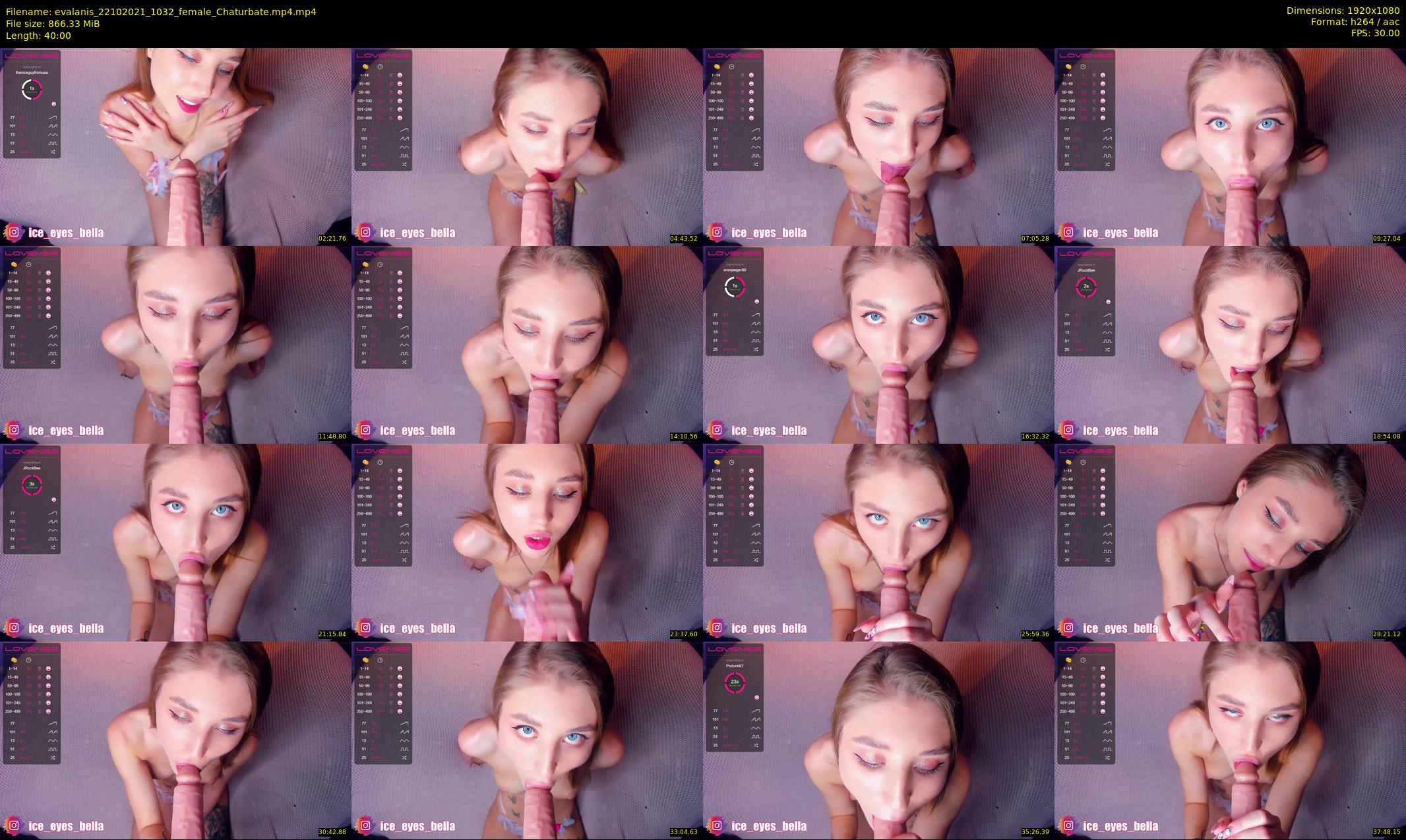 evalanis — 40 minute Chaturbate couple cam show recording, 1080p, Oct 22, 2021
