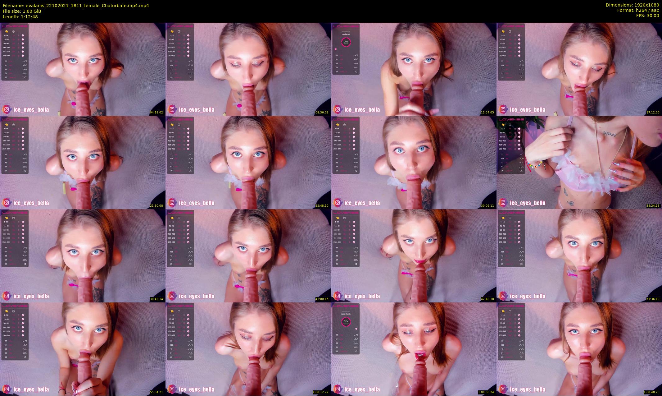 evalanis — 73 minute Chaturbate couple cam show recording, 1080p, Oct 22, 2021