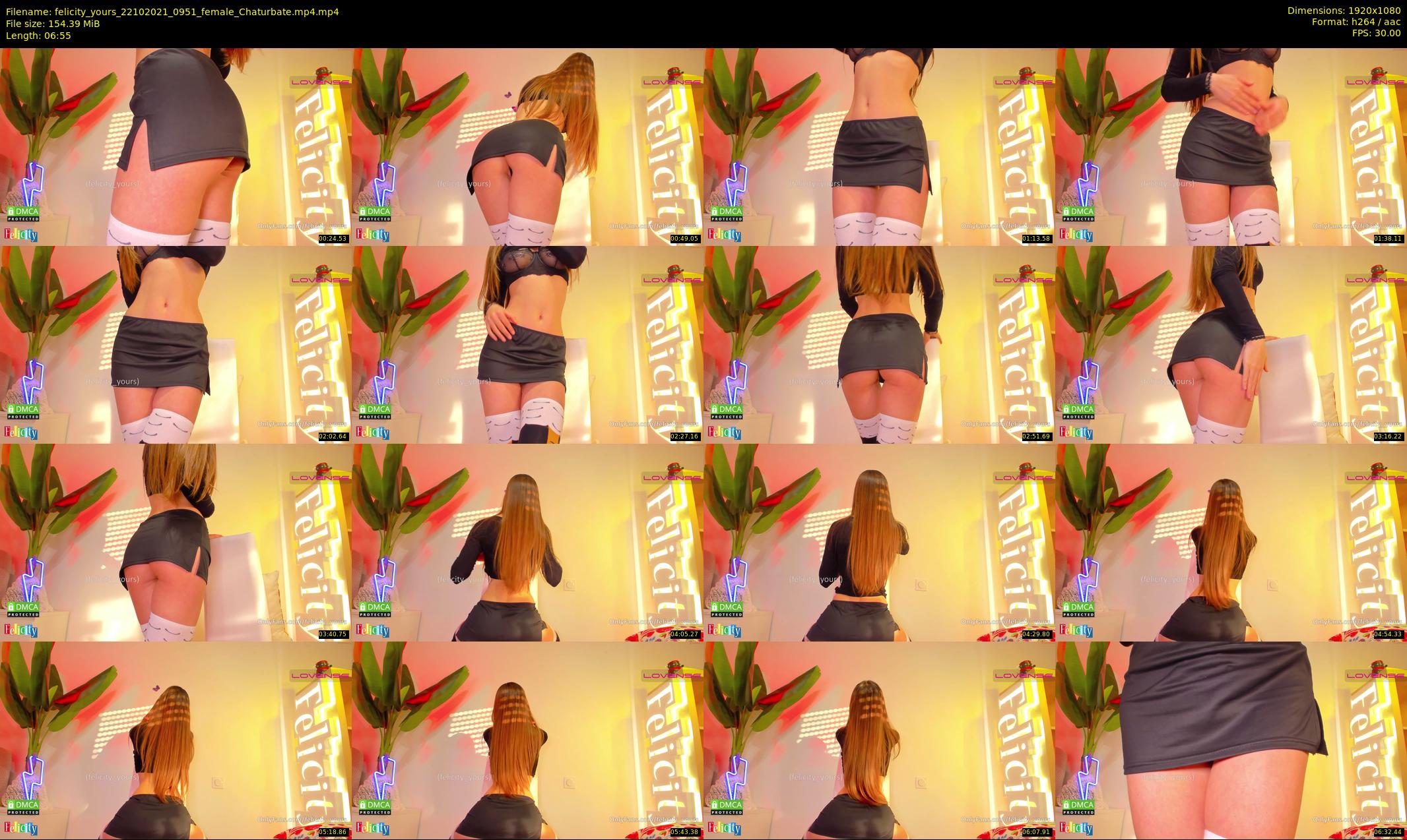 felicity_yours — 7 minute Chaturbate female cam show recording, 1080p, Oct 22, 2021