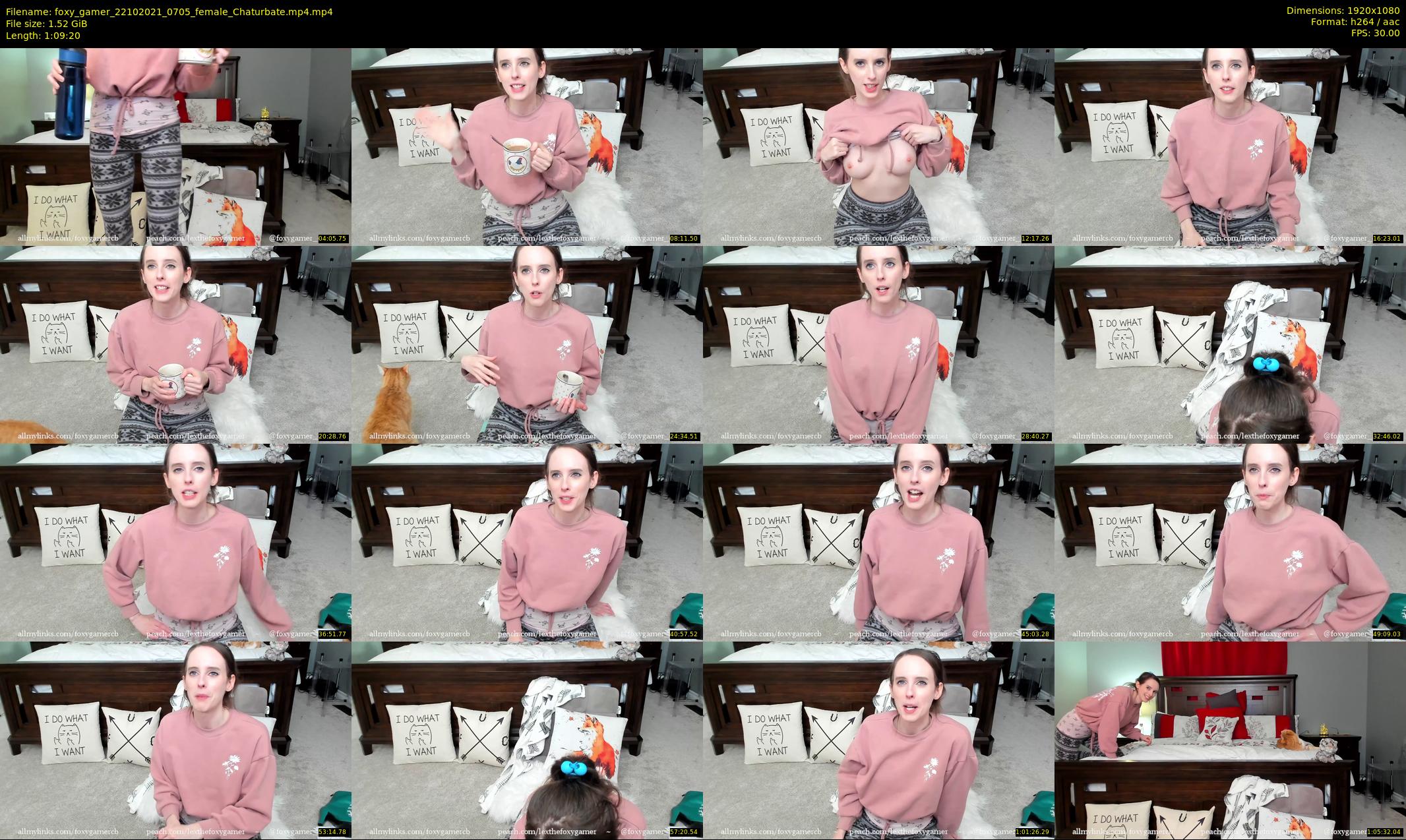 foxy_gamer — 70 minute Chaturbate female cam show recording, 1080p, Oct 22, 2021