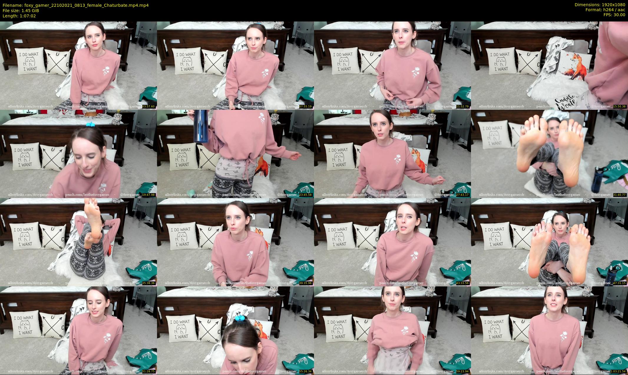 foxy_gamer — 68 minute Chaturbate female cam show recording, 1080p, Oct 22, 2021