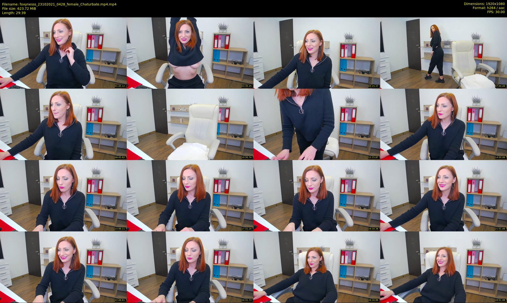 foxynesss — 30 minute Chaturbate female cam show recording, 1080p, Oct 23, 2021