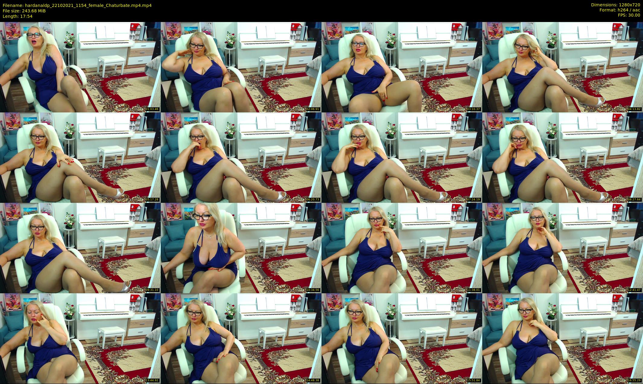 hardanaldp — 18 minute Chaturbate female cam show recording, 720p, Oct 22, 2021