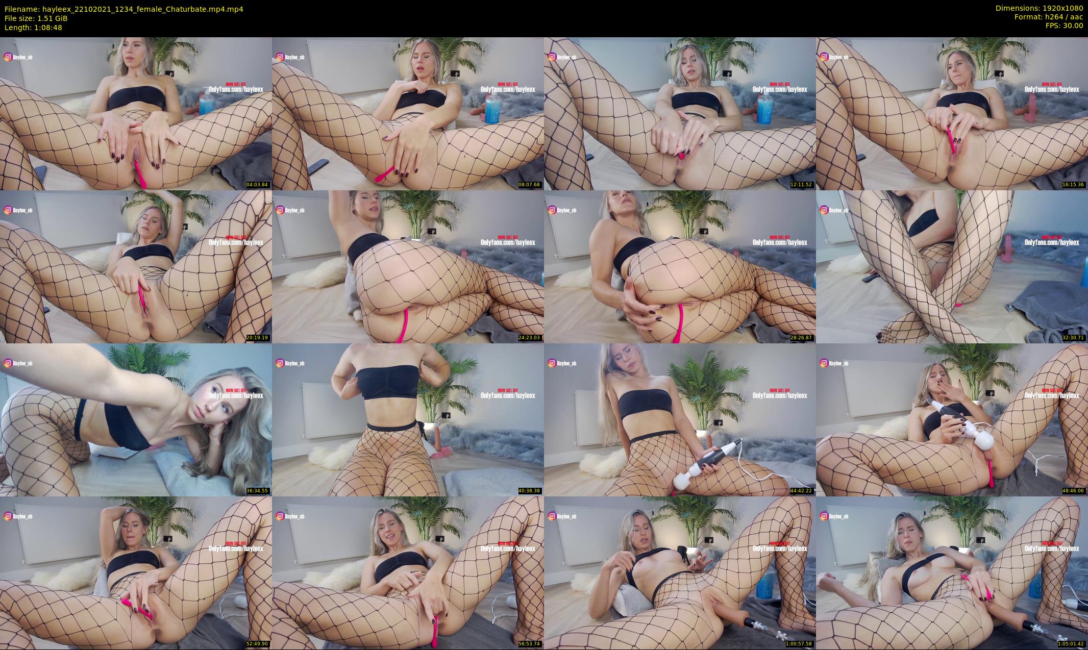 hayleex — 69 minute Chaturbate female cam show recording, 1080p, Oct 22, 2021
