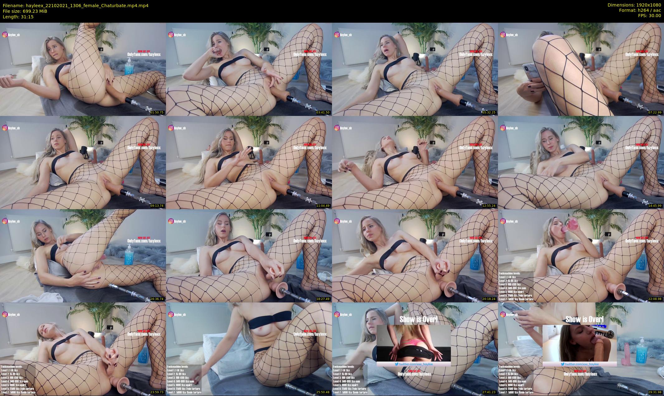 hayleex — 32 minute Chaturbate female cam show recording, 1080p, Oct 22, 2021