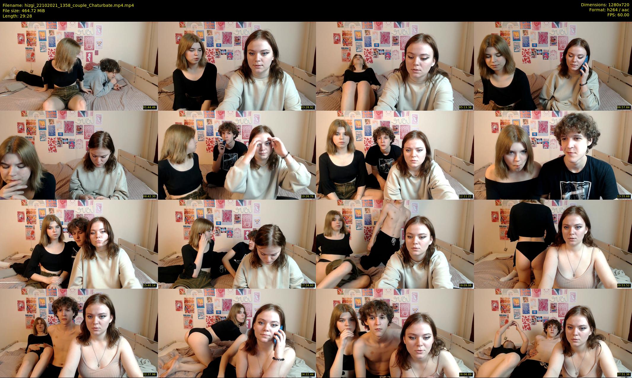 hizgi — 30 minute Chaturbate couple cam show recording, 720p, Oct 22, 2021
