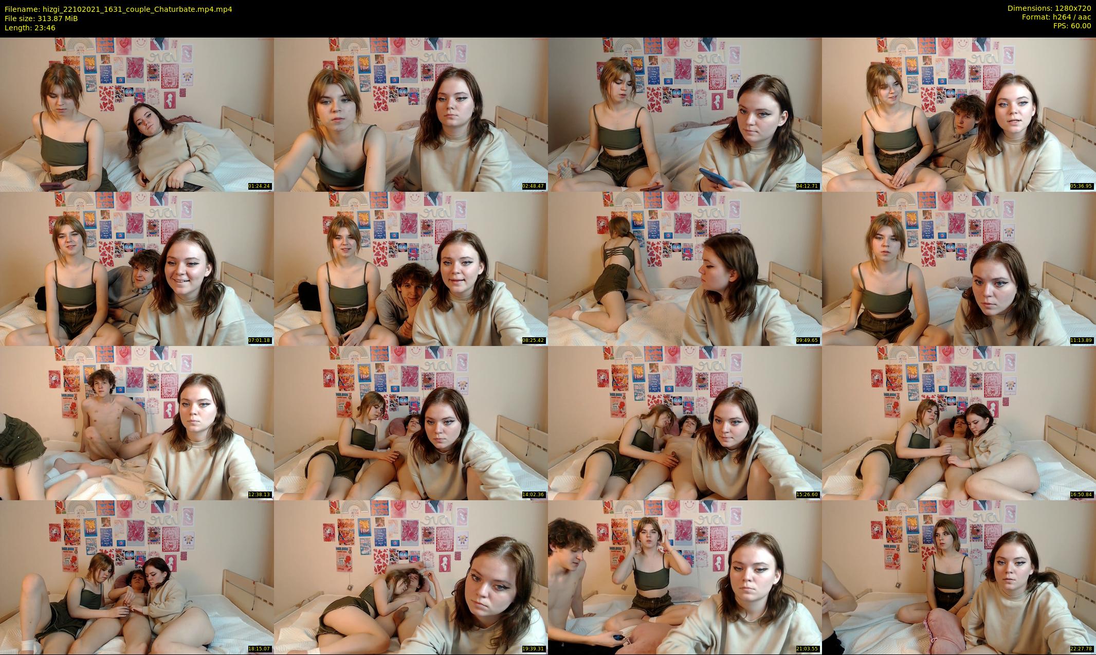 hizgi — 24 minute Chaturbate couple cam show recording, 720p, Oct 22, 2021