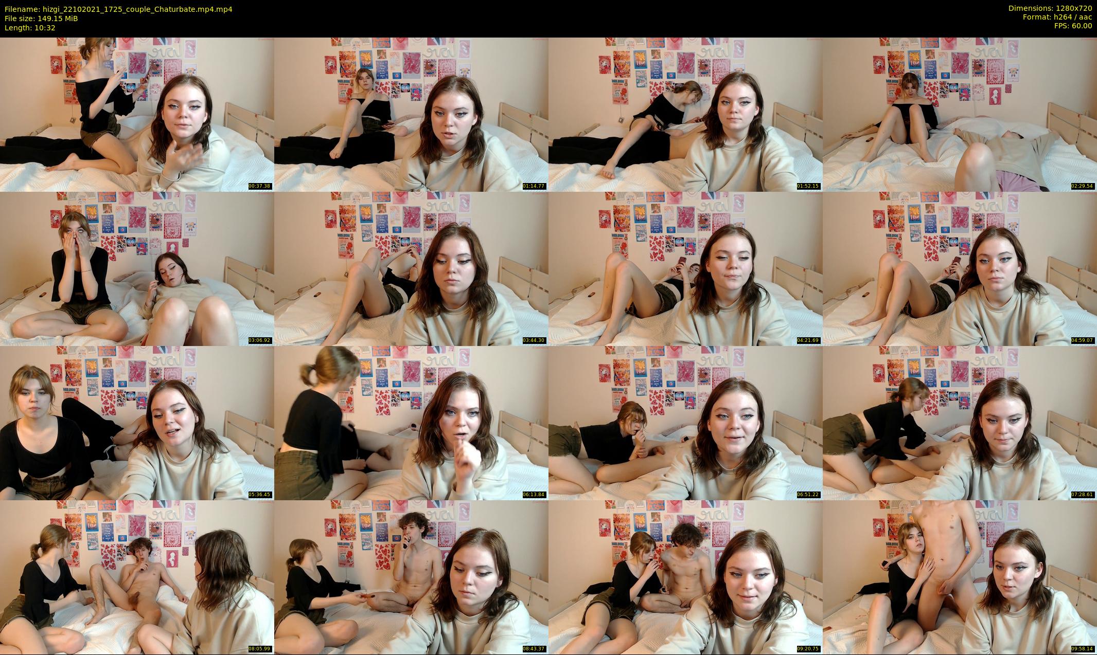 hizgi — 11 minute Chaturbate couple cam show recording, 720p, Oct 22, 2021