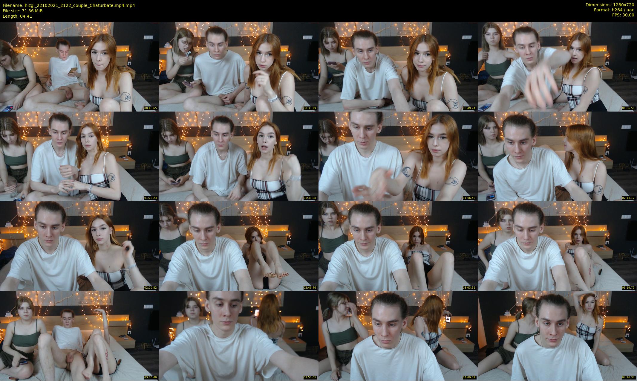 hizgi — 5 minute Chaturbate couple cam show recording, 720p, Oct 22, 2021