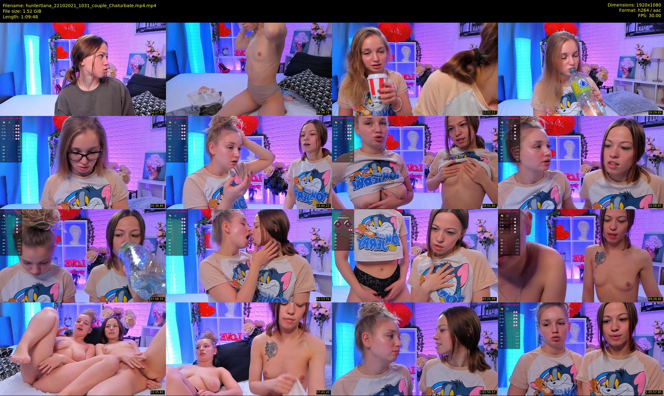 huntertiana — 70 minute Chaturbate female cam show recording, 1080p, Oct 22, 2021