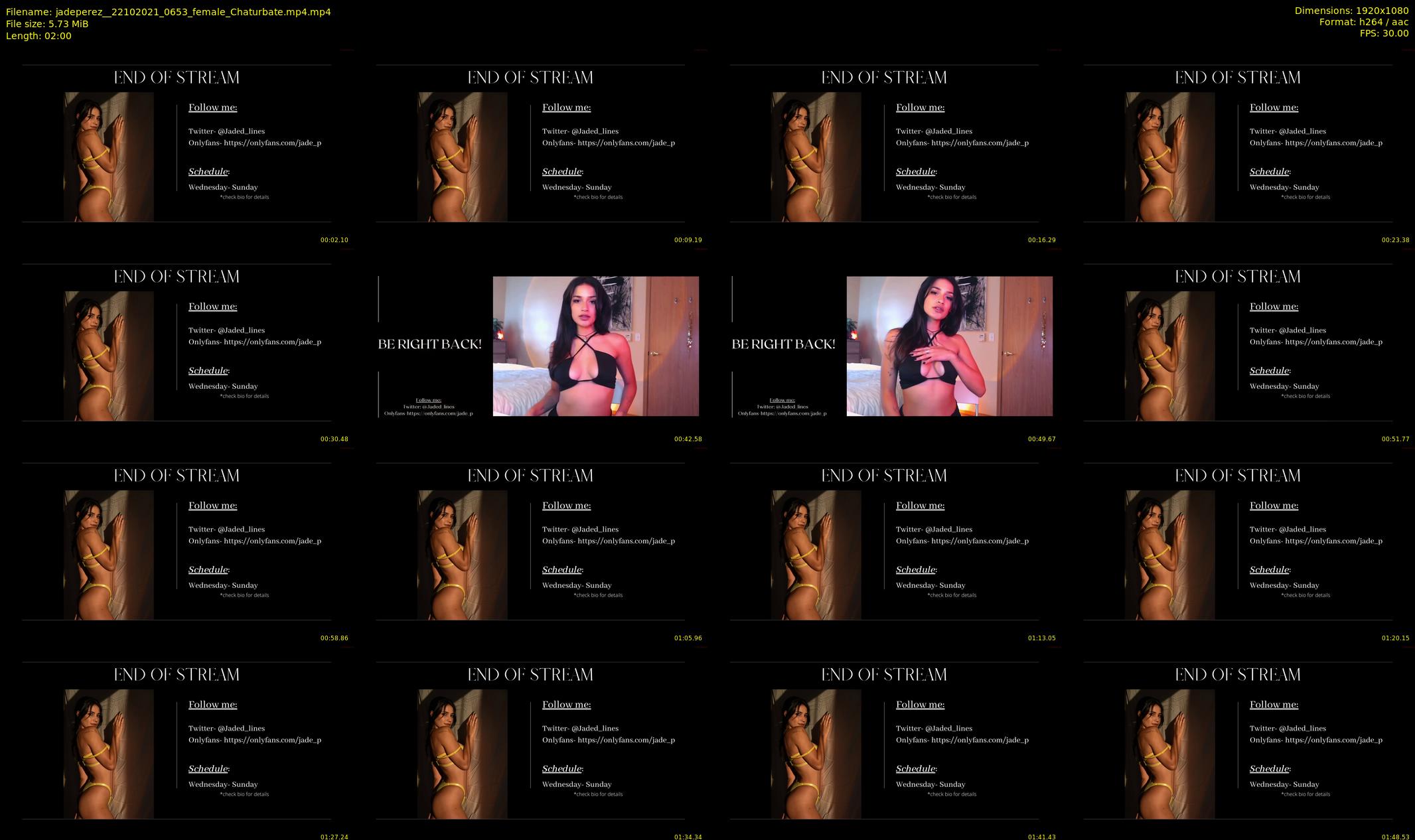 jadeperez_ — 2 minute Chaturbate female cam show recording, 1080p, Oct 22, 2021