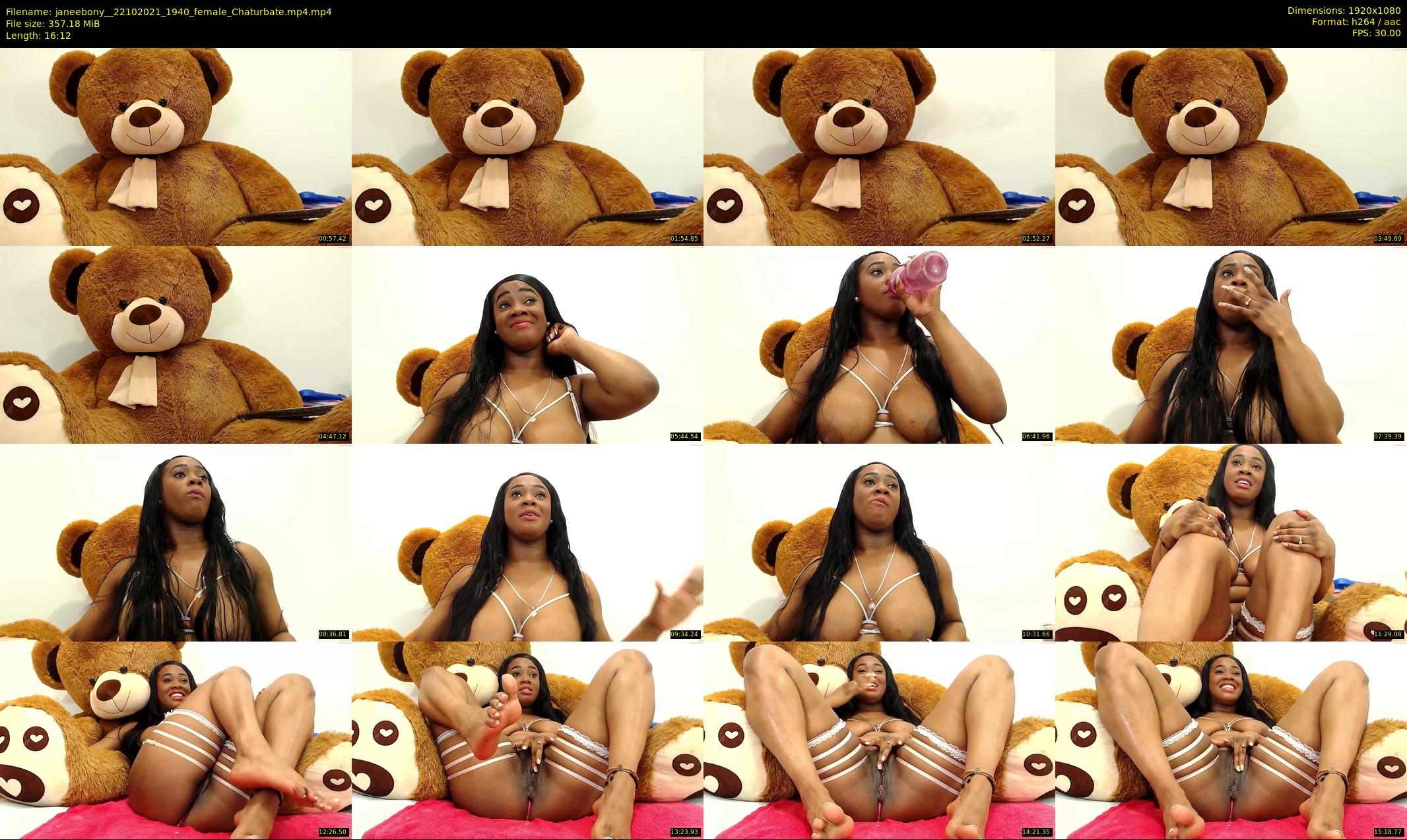 janeebony_ — 17 minute Chaturbate female cam show recording, 1080p, Oct 22, 2021