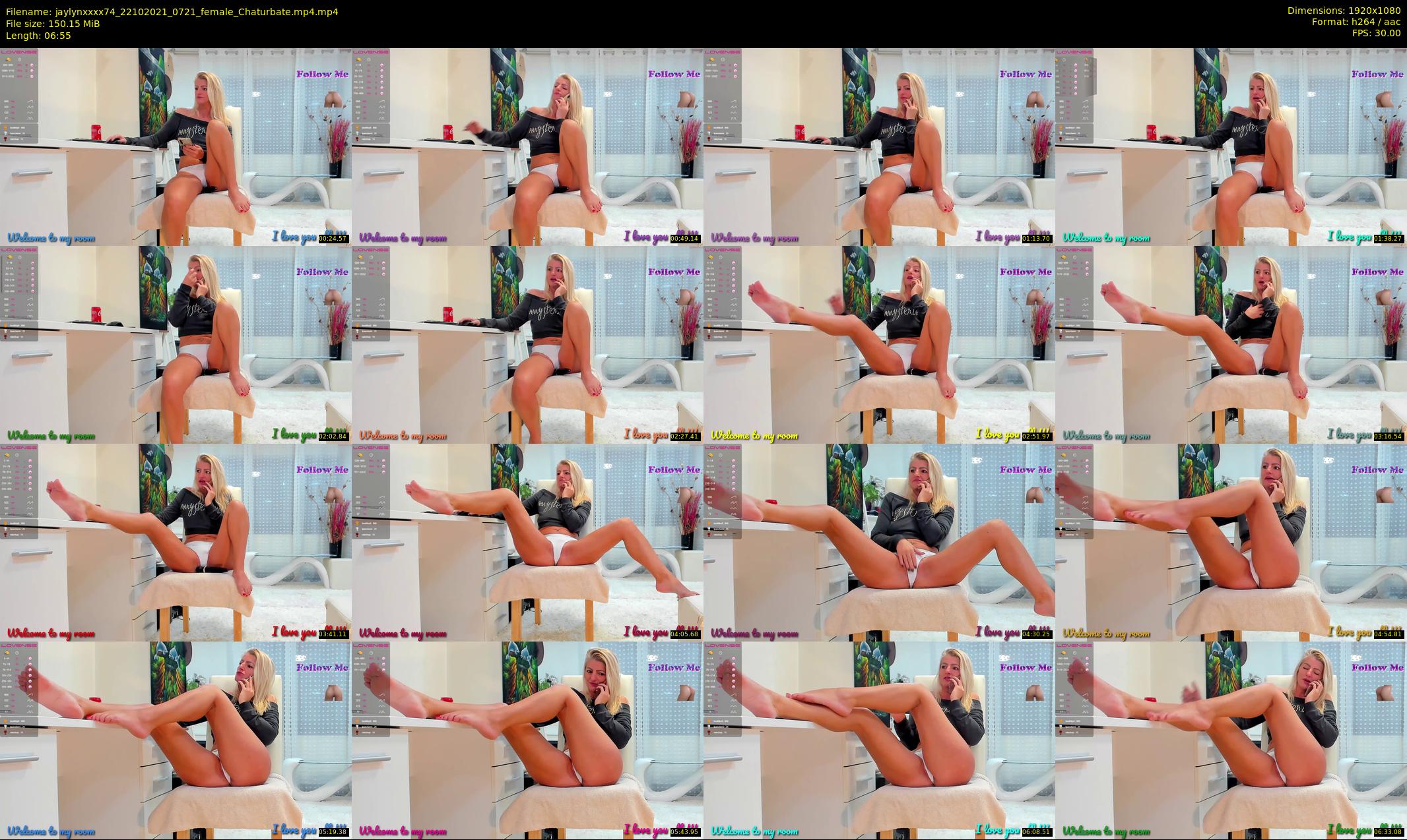 jaylynxxxx74 — 7 minute Chaturbate female cam show recording, 1080p, Oct 22, 2021