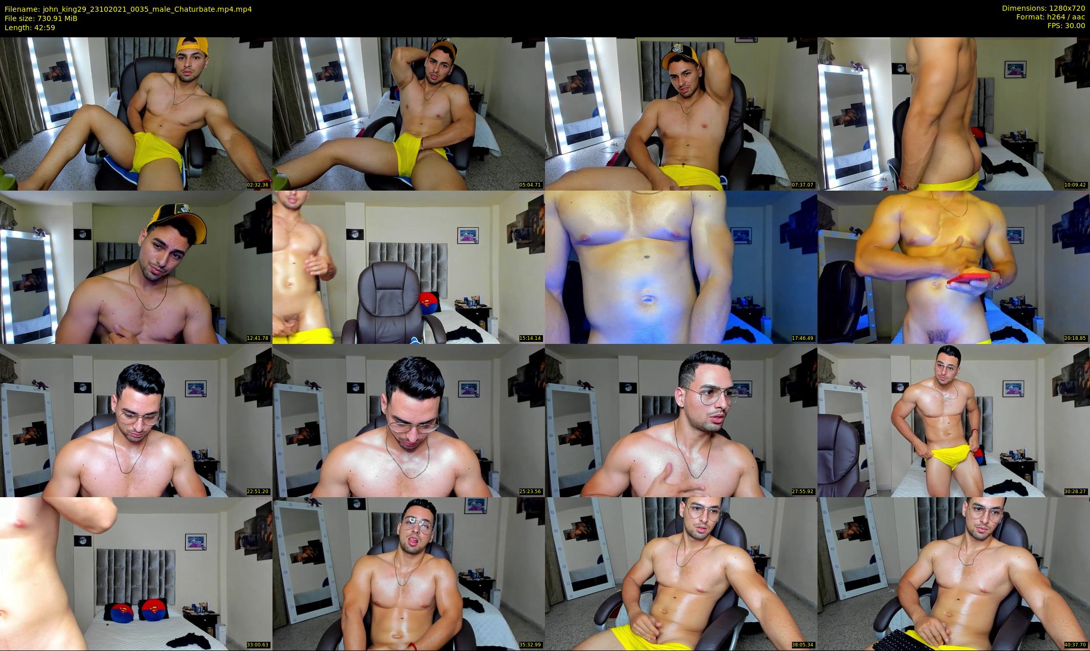 john_king29 — 43 minute Chaturbate male cam show recording, 720p, Oct 23, 2021