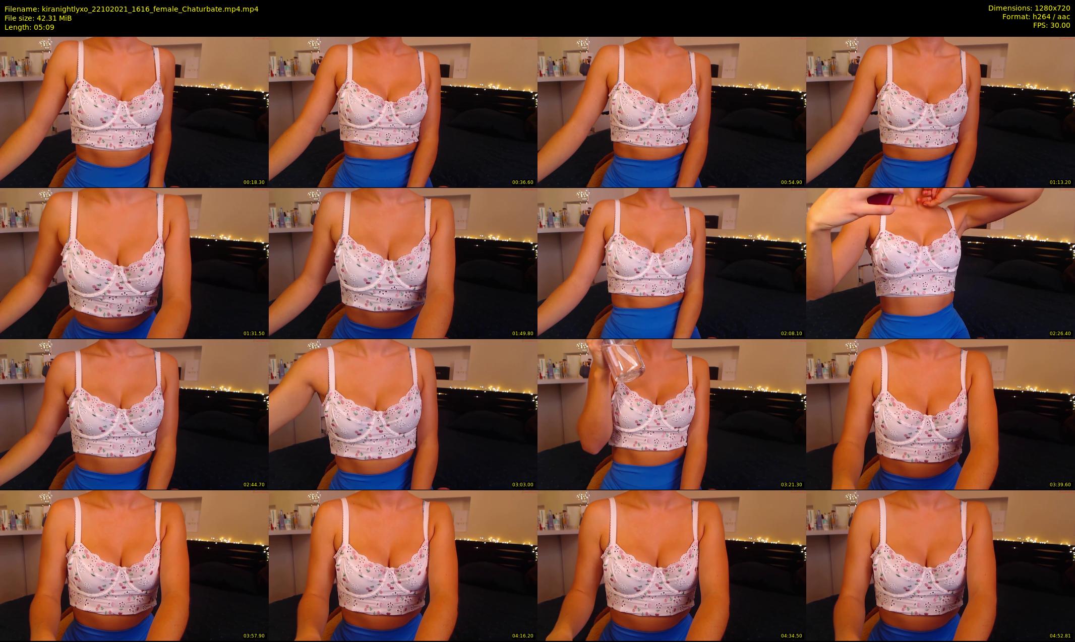 kiranightlyxo — 6 minute Chaturbate female cam show recording, 720p, Oct 22, 2021