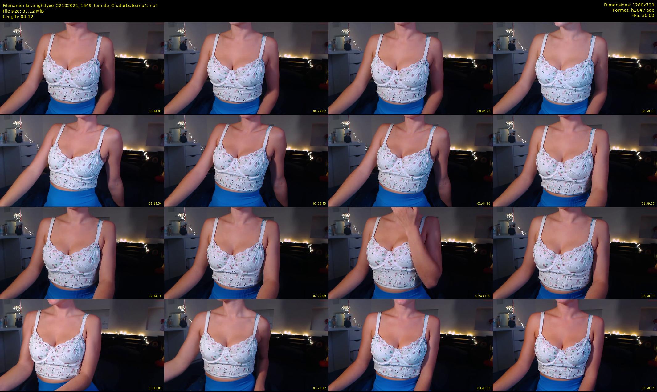 kiranightlyxo — 5 minute Chaturbate female cam show recording, 720p, Oct 22, 2021
