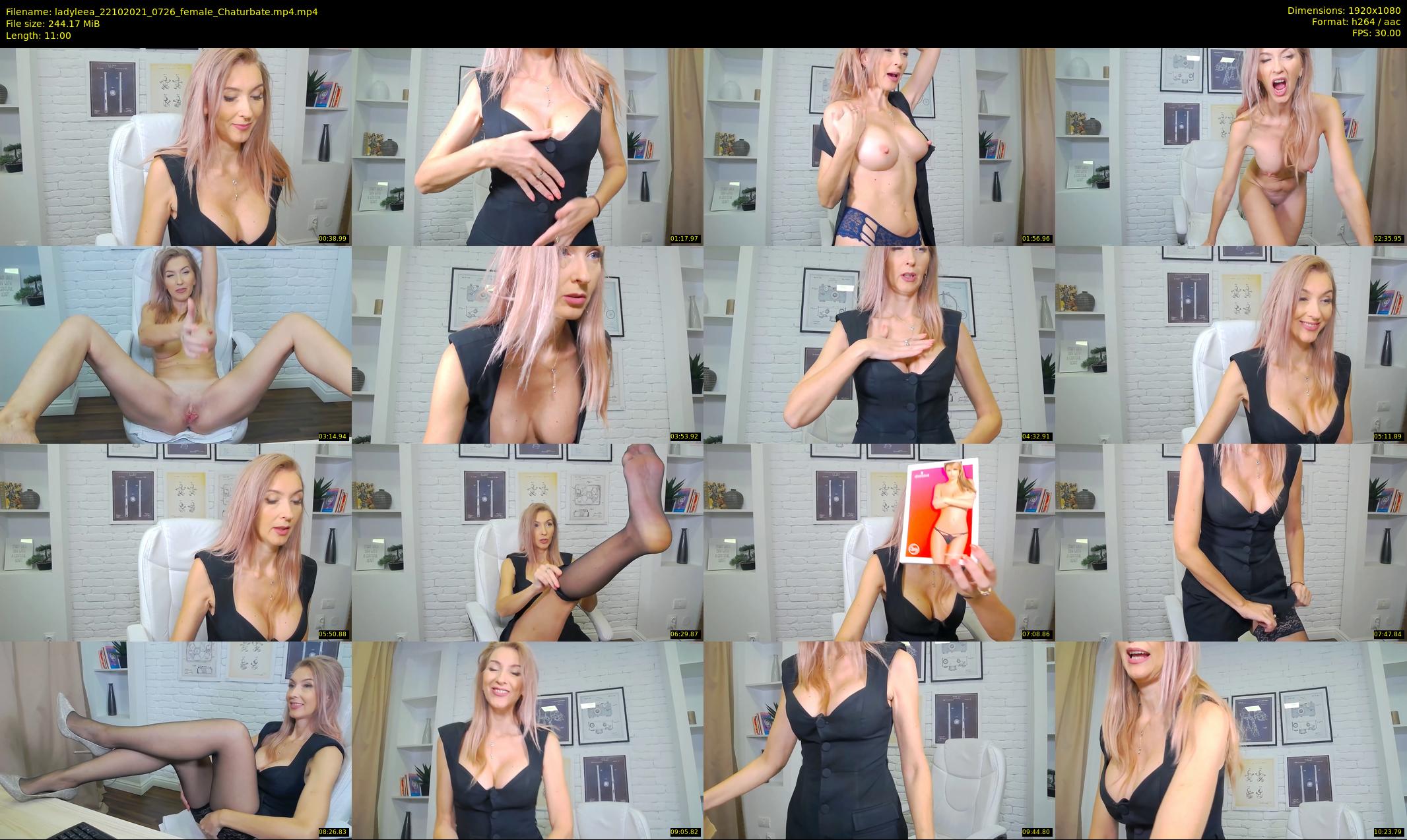 ladyleea — 11 minute Chaturbate female cam show recording, 1080p, Oct 22, 2021
