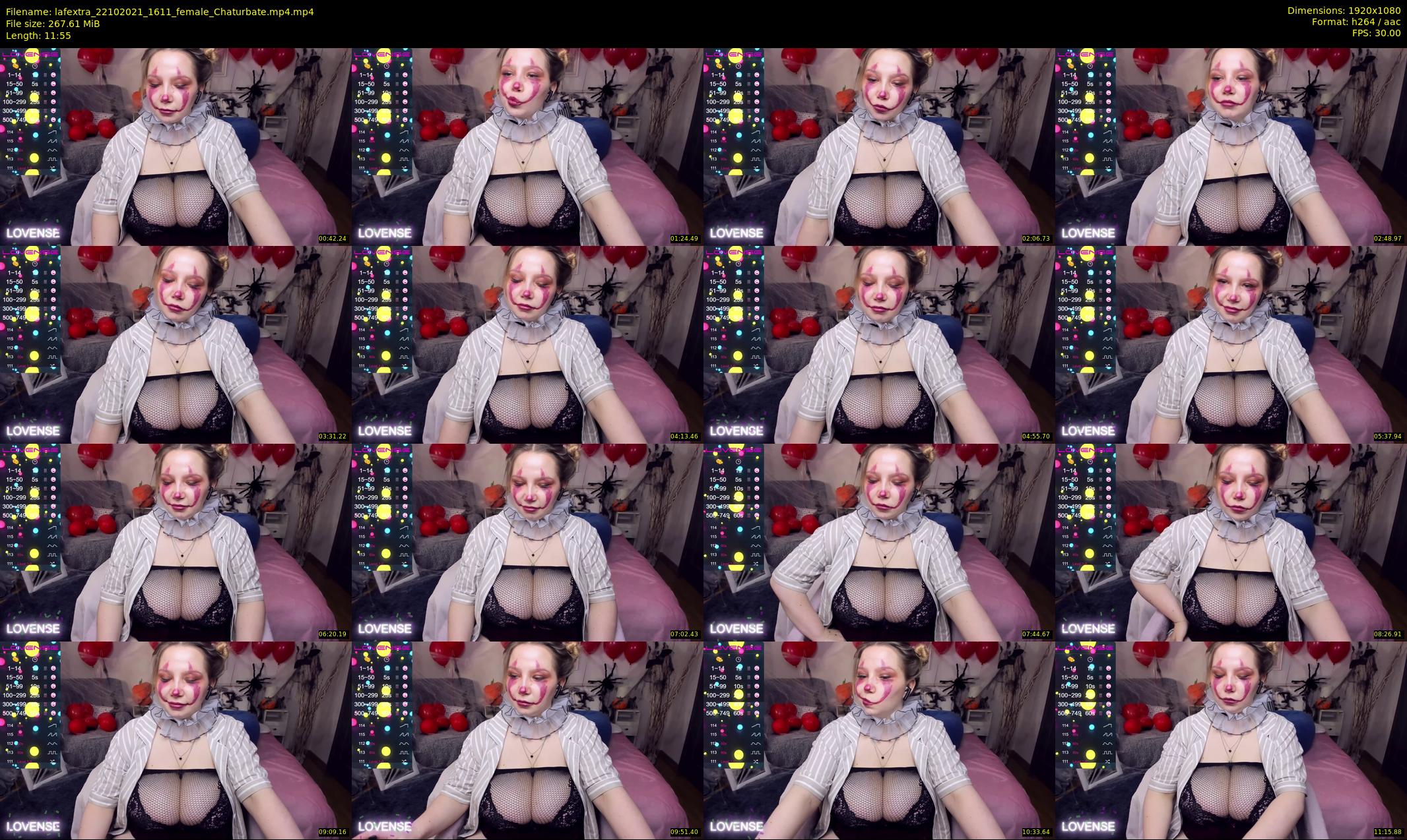 lafextra — 12 minute Chaturbate female cam show recording, 1080p, Oct 22, 2021