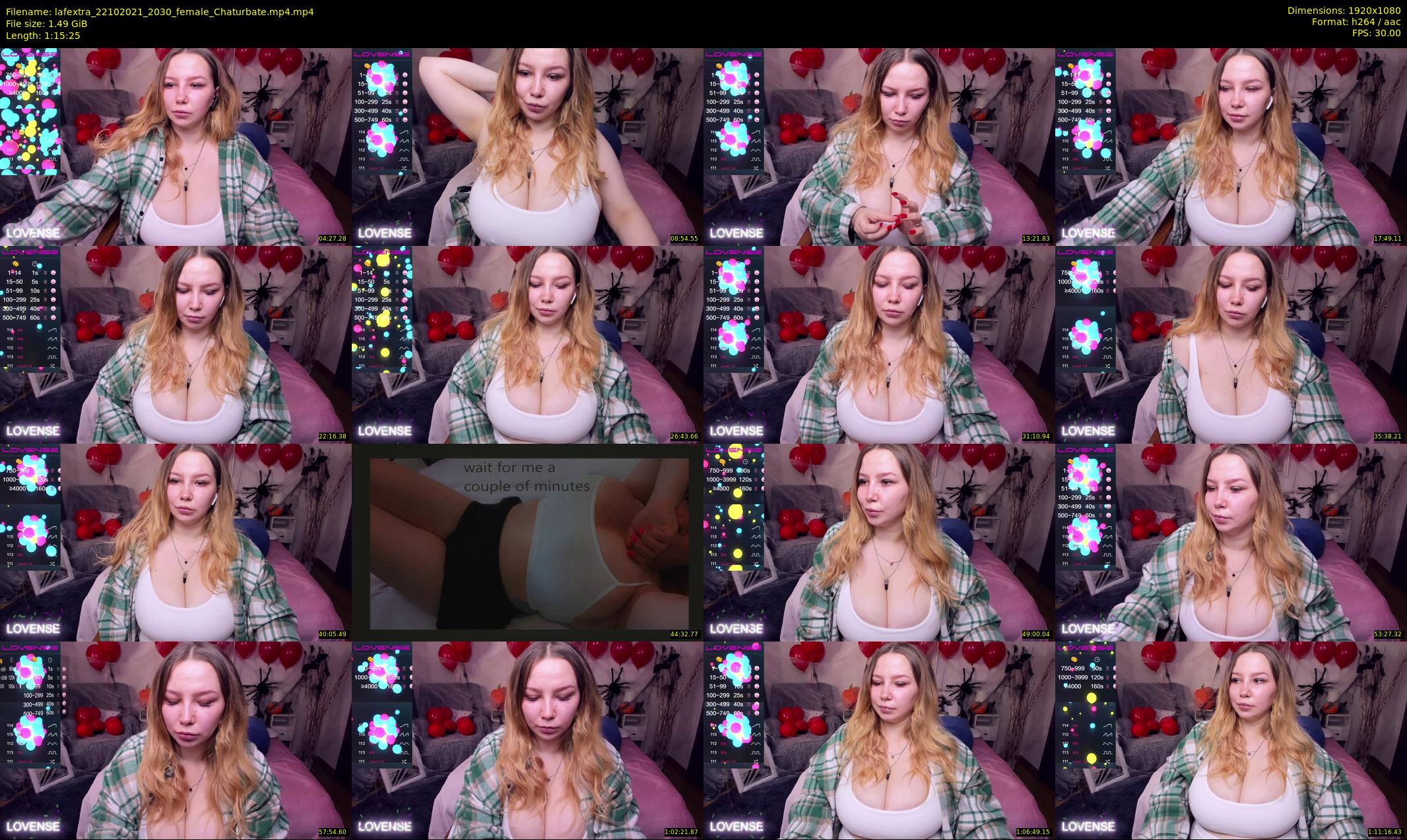 lafextra — 76 minute Chaturbate female cam show recording, 1080p, Oct 22, 2021