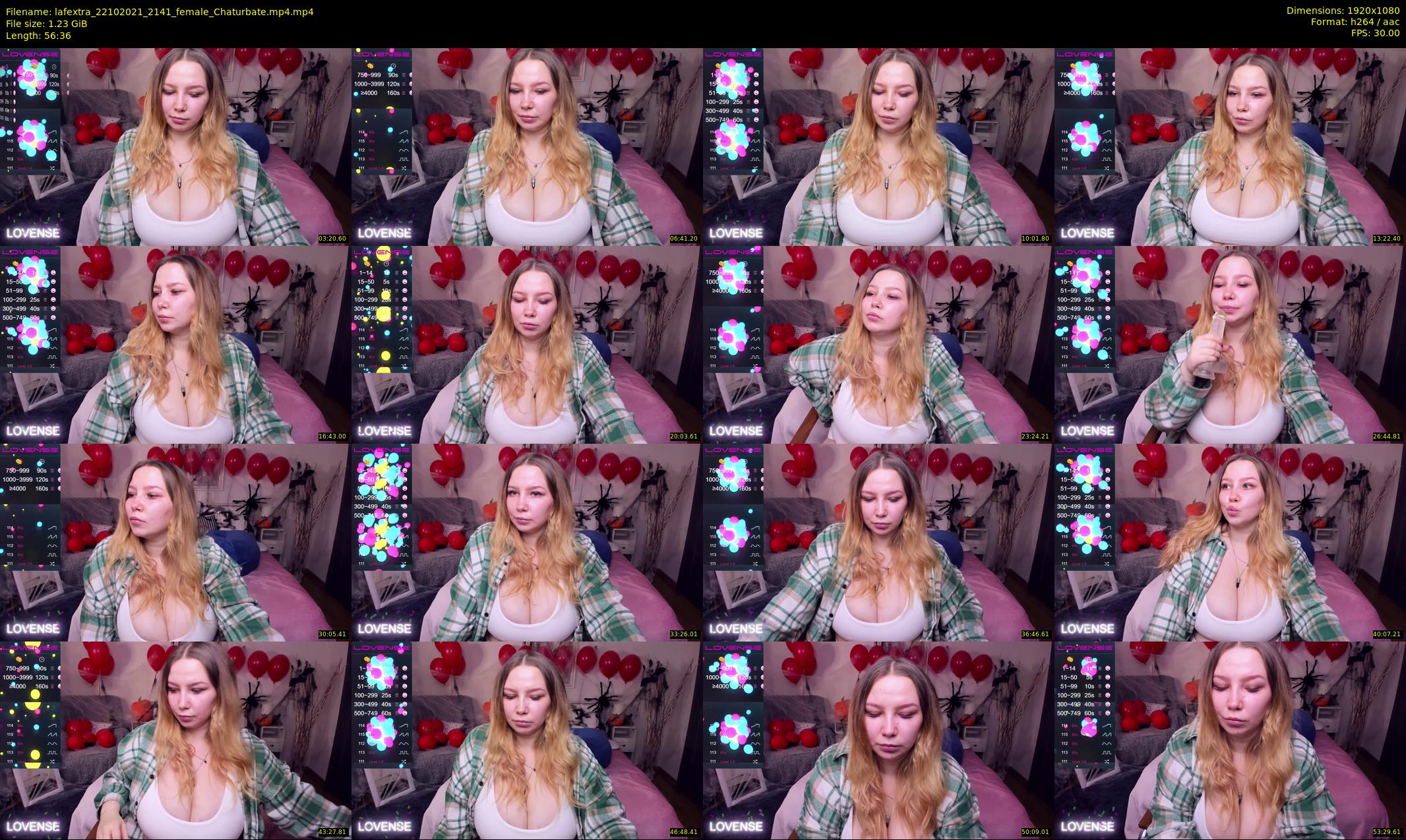lafextra — 57 minute Chaturbate female cam show recording, 1080p, Oct 22, 2021