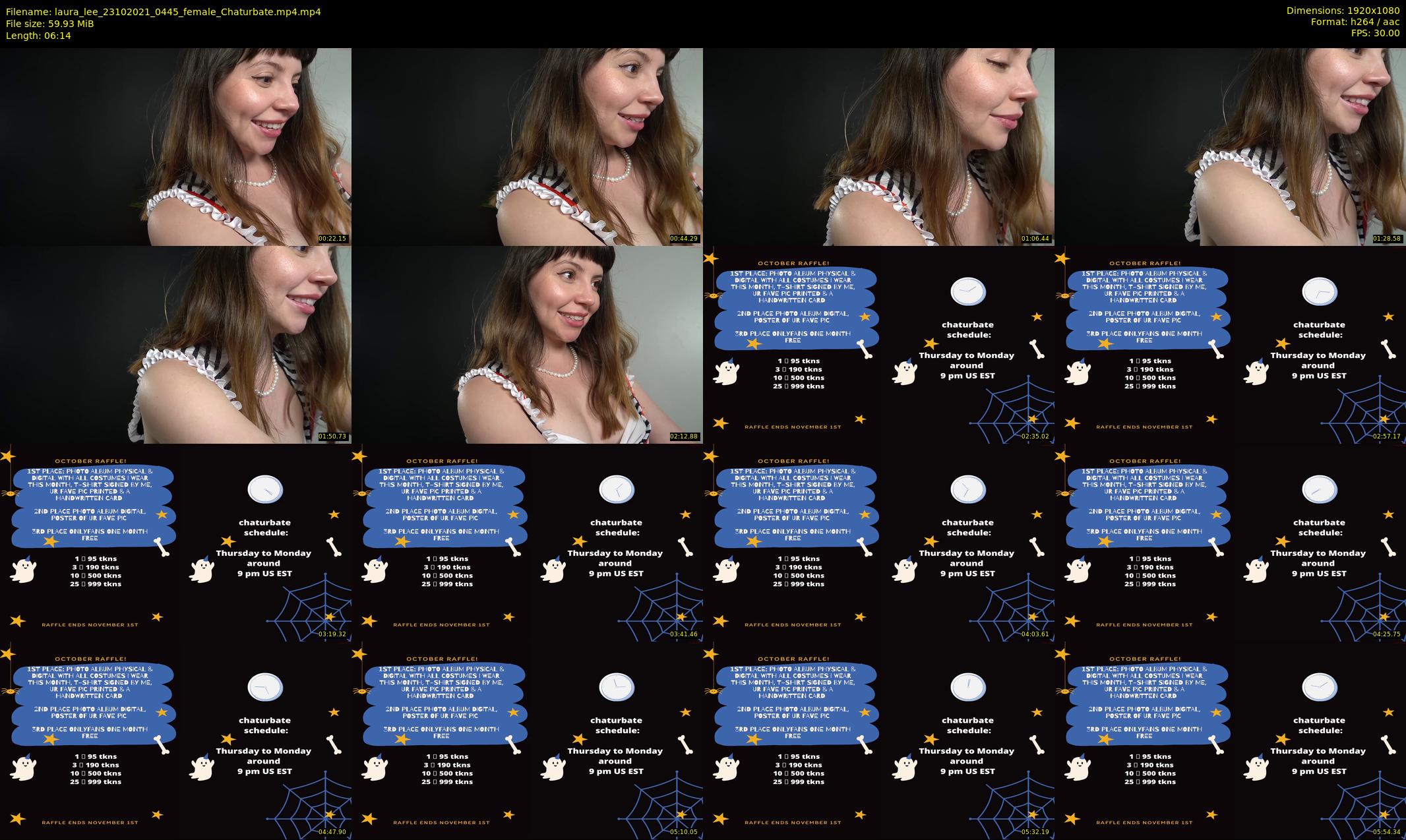 laura_lee — 7 minute Chaturbate female cam show recording, 1080p, Oct 23, 2021