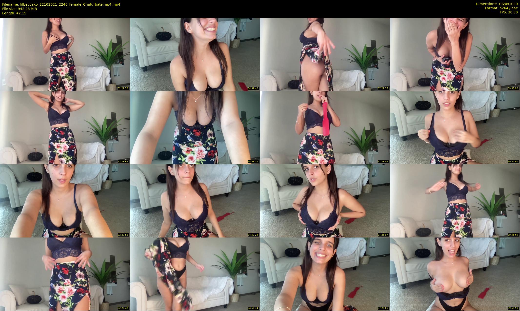lilbeccaxo — 43 minute Chaturbate female cam show recording, 1080p, Oct 22, 2021