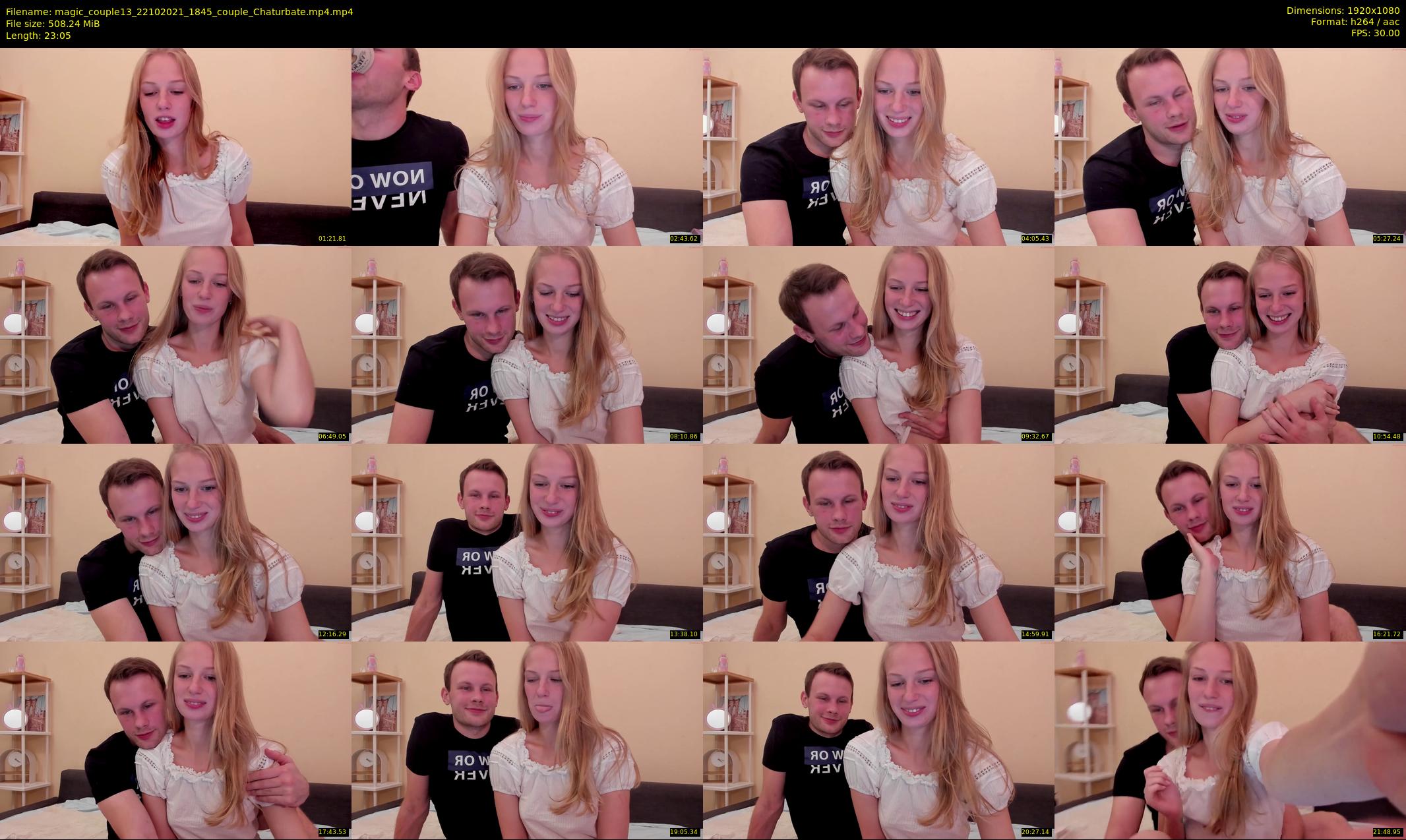 magic_couple13 — 24 minute Chaturbate couple cam show recording, 1080p, Oct 22, 2021