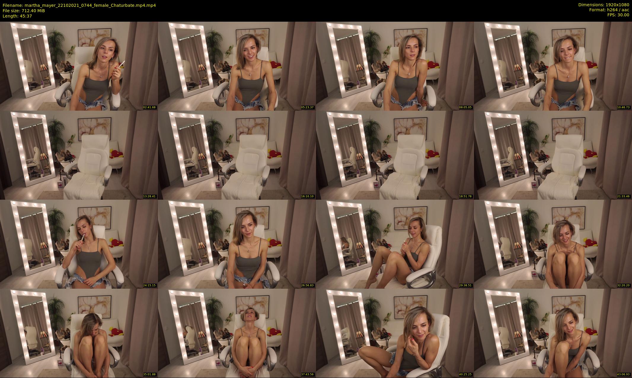 martha_mayer — 46 minute Chaturbate female cam show recording, 1080p, Oct 22, 2021
