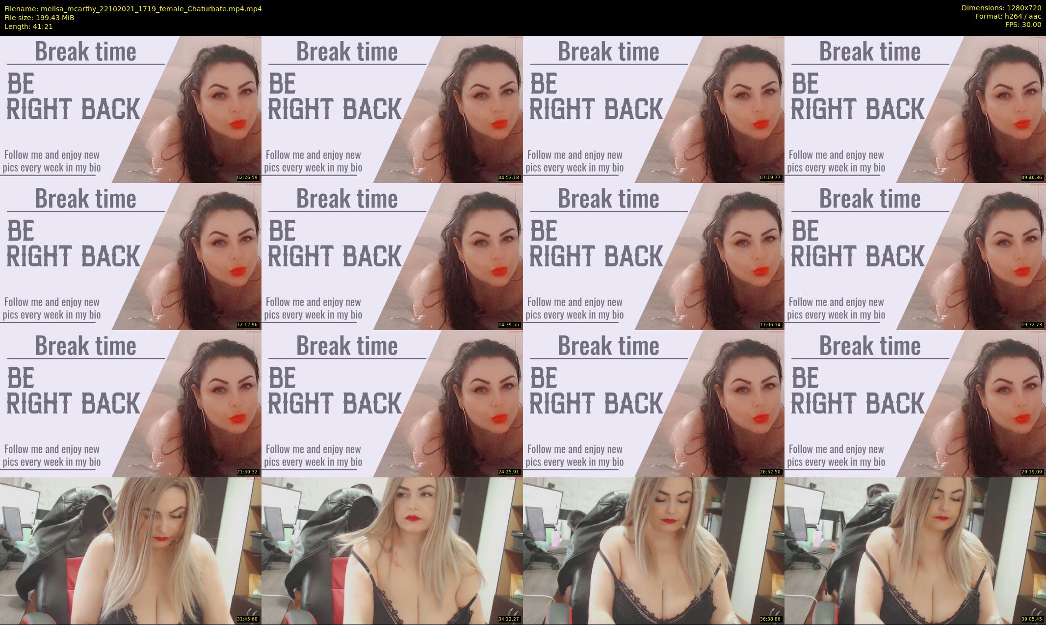 melisa_mcarthy — 42 minute Chaturbate couple cam show recording, 720p, Oct 22, 2021