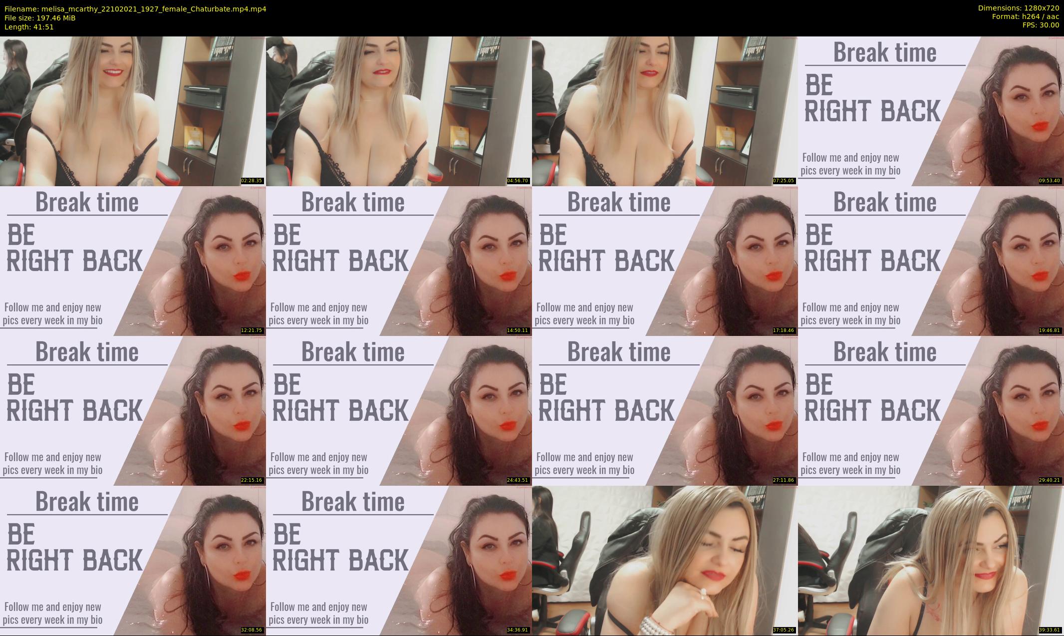 melisa_mcarthy — 42 minute Chaturbate couple cam show recording, 720p, Oct 22, 2021