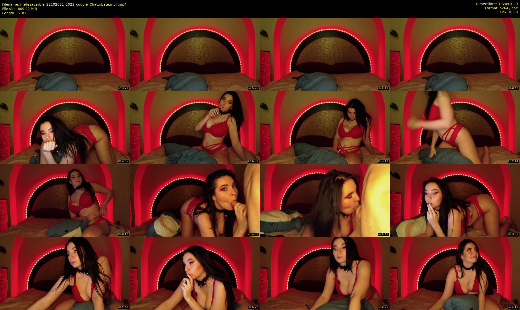 melissabarbie — 38 minute Chaturbate couple cam show recording, 1080p, Oct 22, 2021