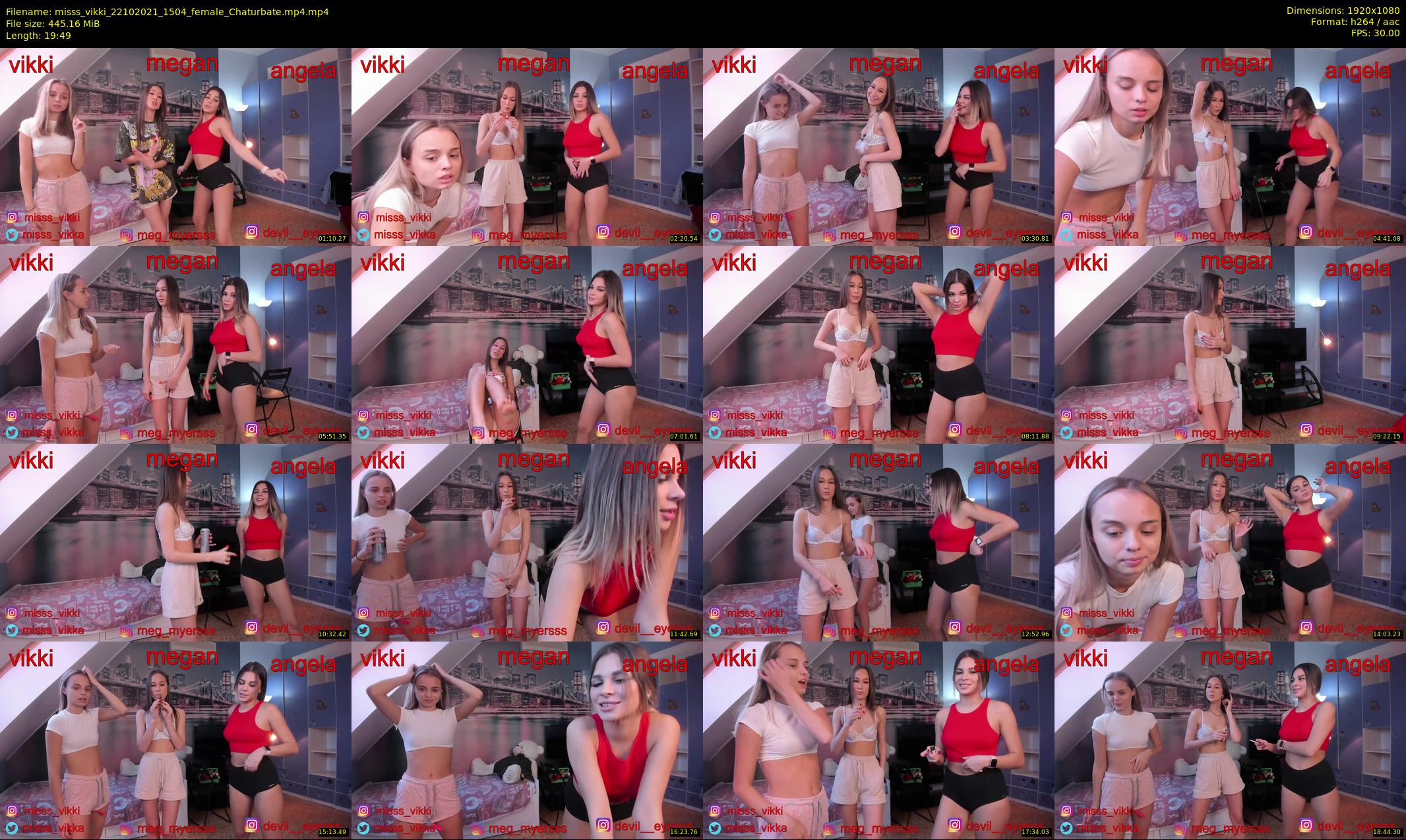 misss_vikki — 20 minute Chaturbate female cam show recording, 1080p, Oct 22, 2021