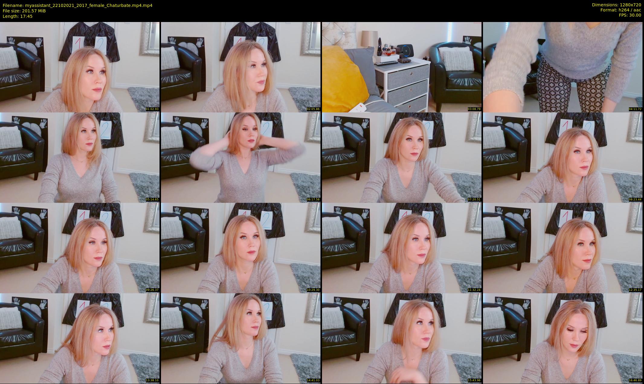 myassistant — 18 minute Chaturbate female cam show recording, 720p, Oct 22, 2021
