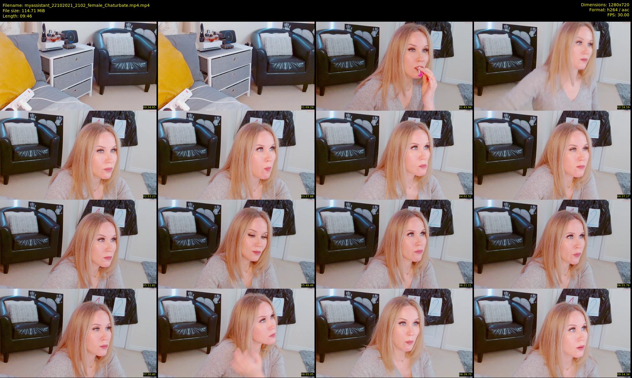 myassistant — 10 minute Chaturbate female cam show recording, 720p, Oct 22, 2021